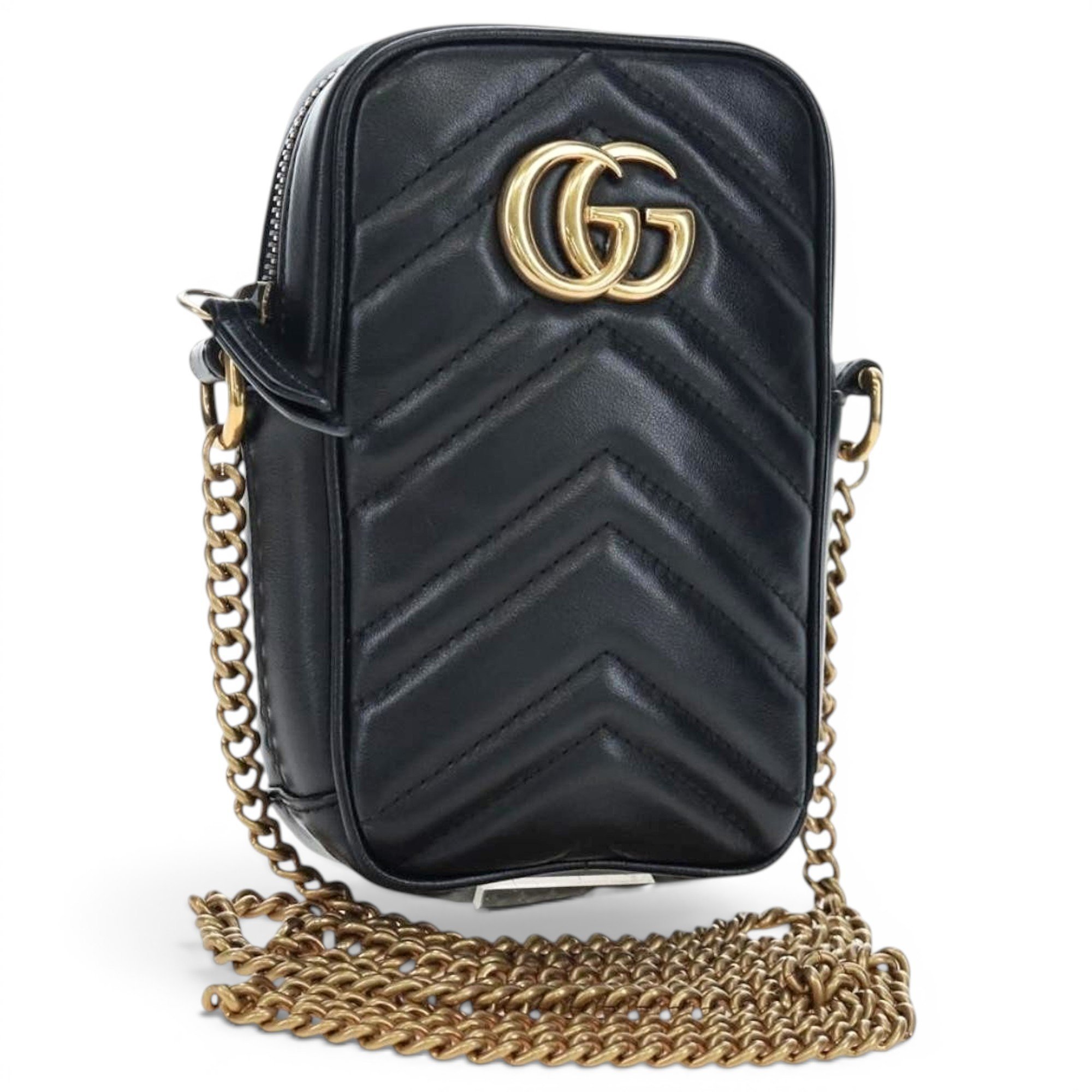 GG Marmont Chain leather handbag