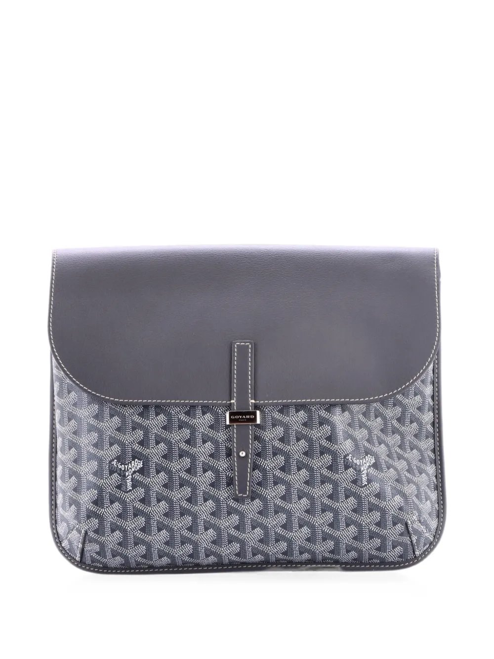 Coursier Messenger Bag Coated Canvas and Leather crossbody bag