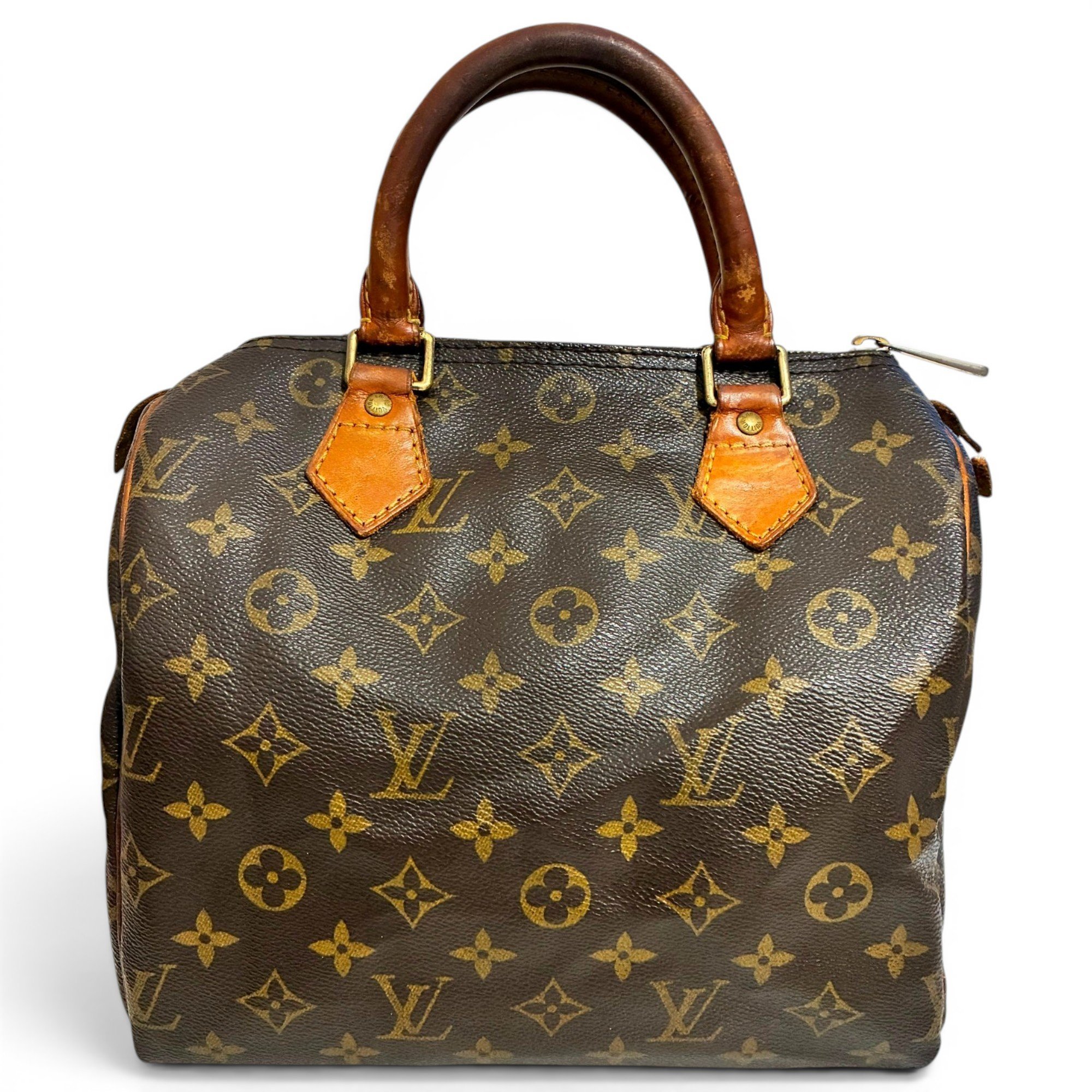 Speedy leather handbag