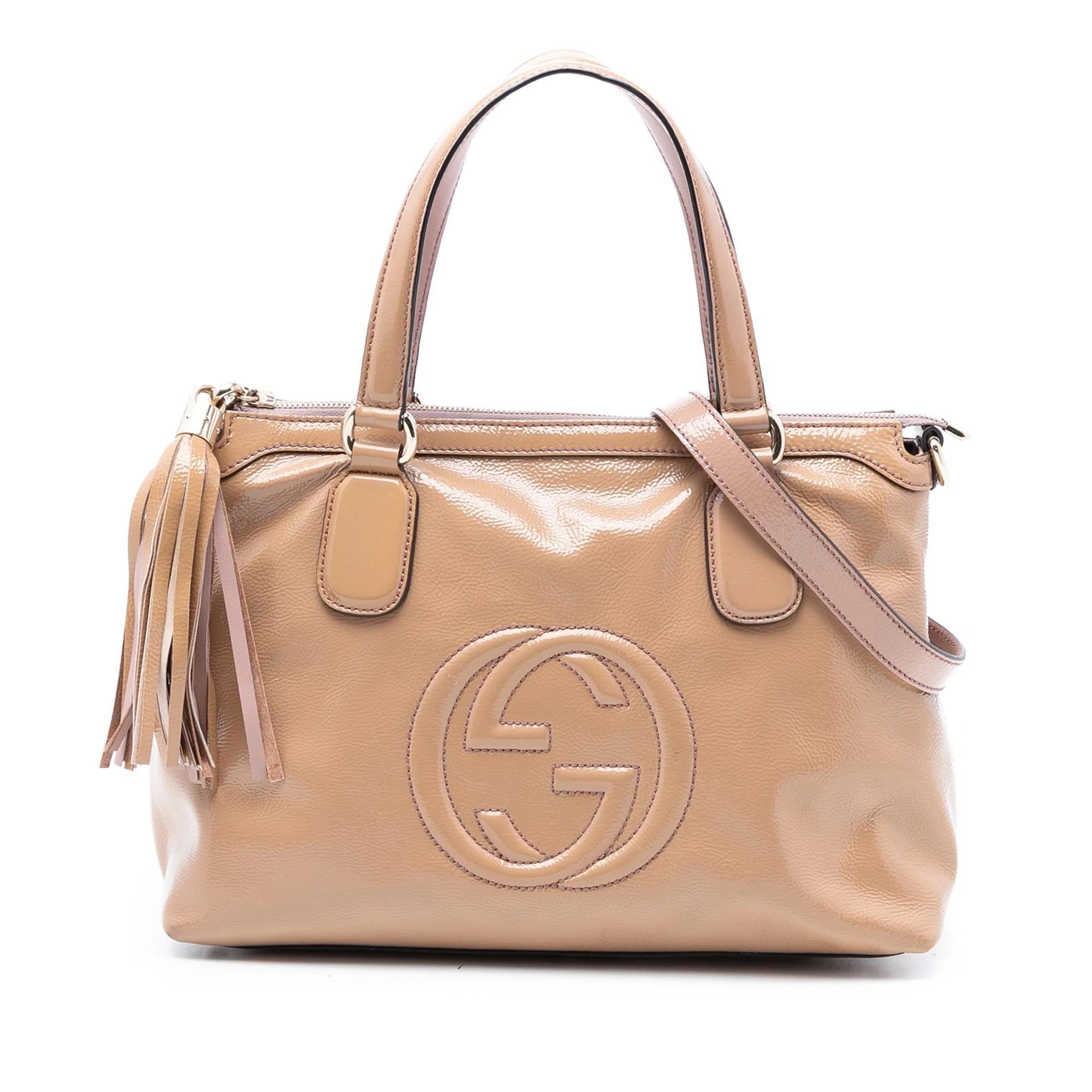 Soho patent leather handbag