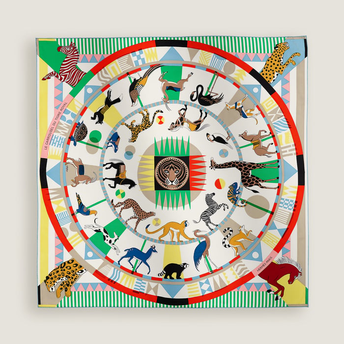 Le Carrousel Du Tigre Royal Scarf 90