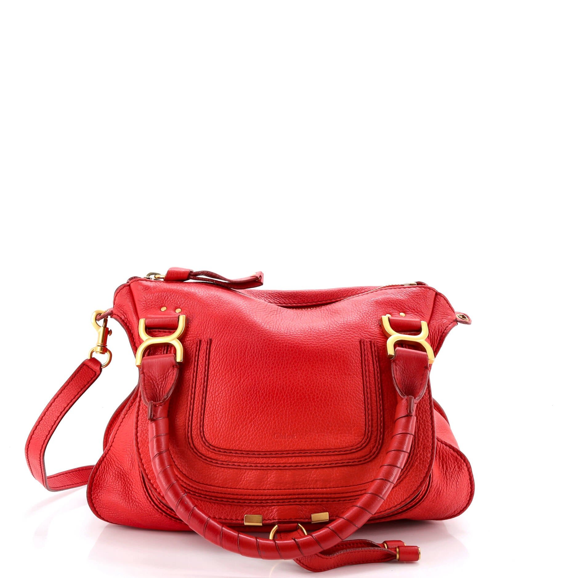 Marcie Satchel Leather Medium
