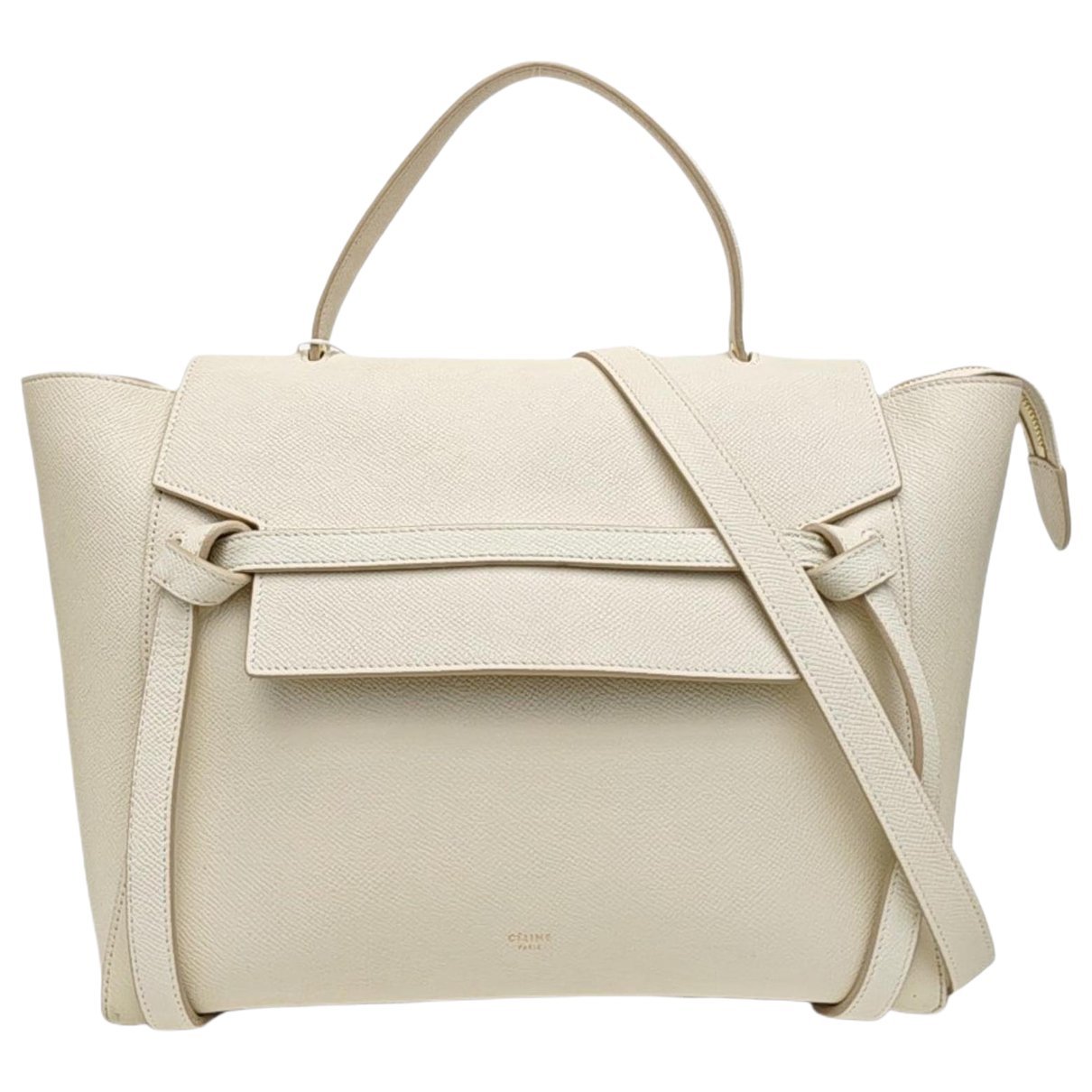 Belt leather handbag