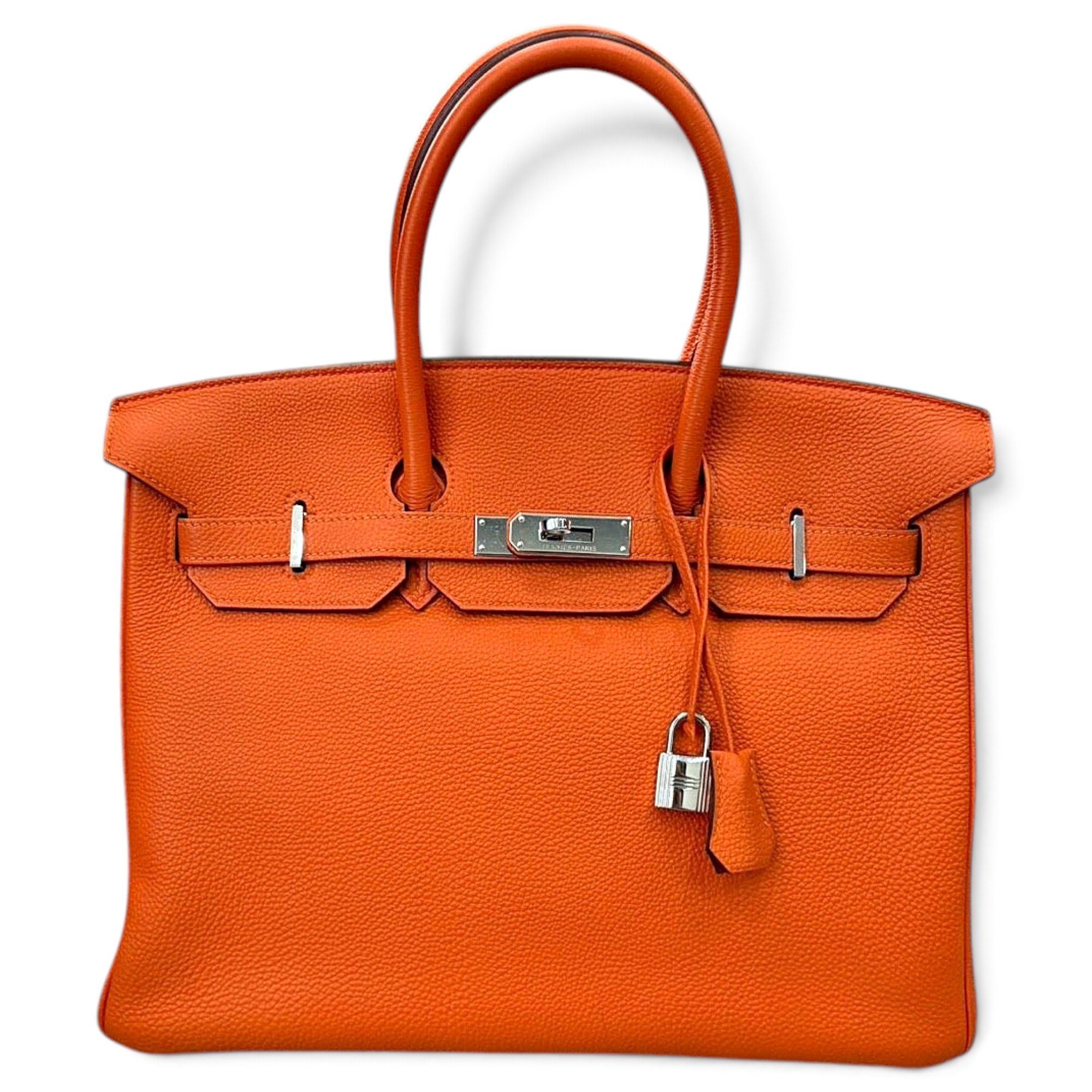 Birkin 35 leather handbag