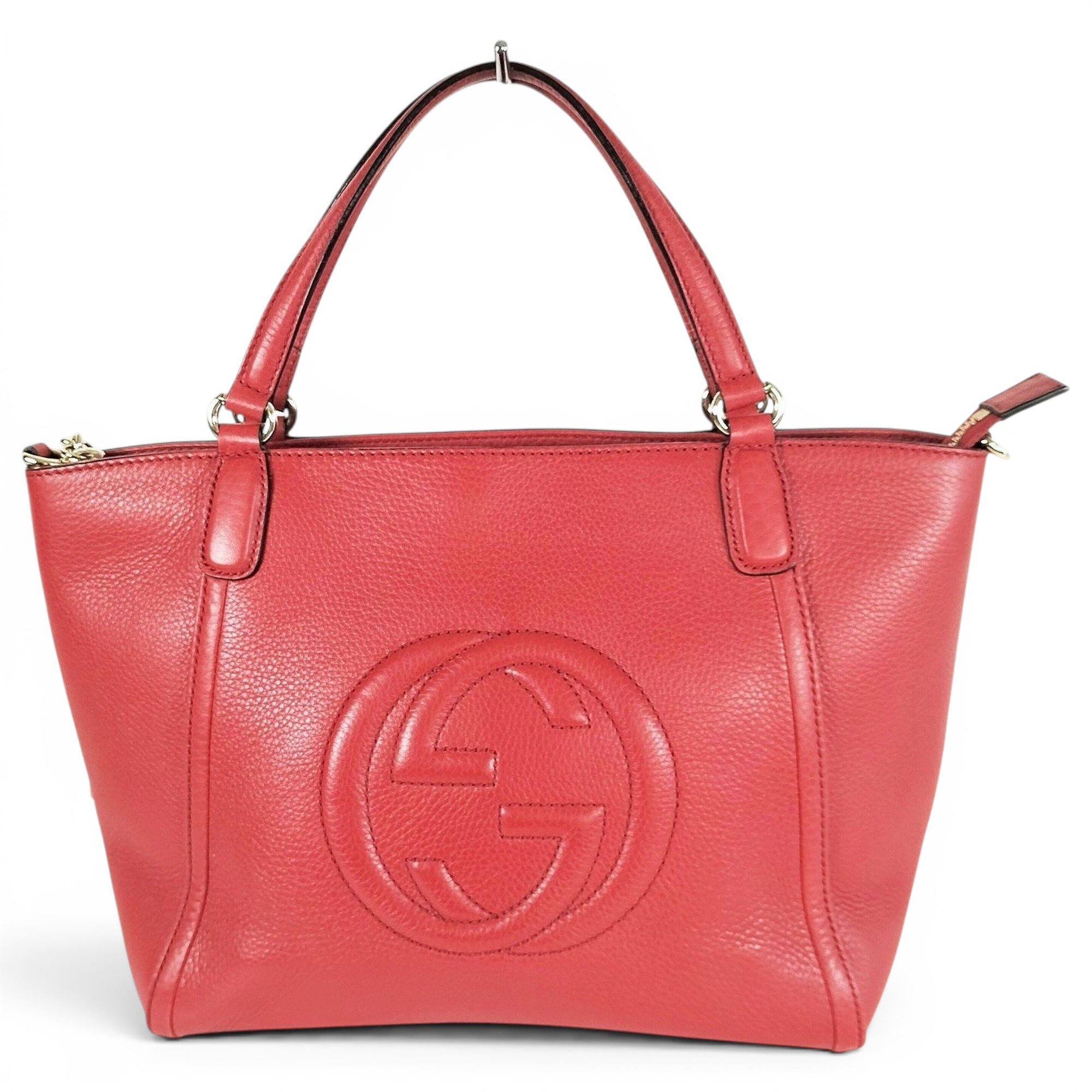 Soho Top Handle leather handbag