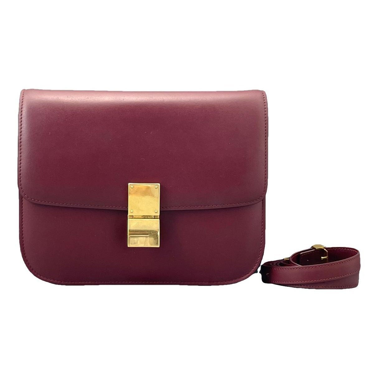 Classic leather crossbody bag