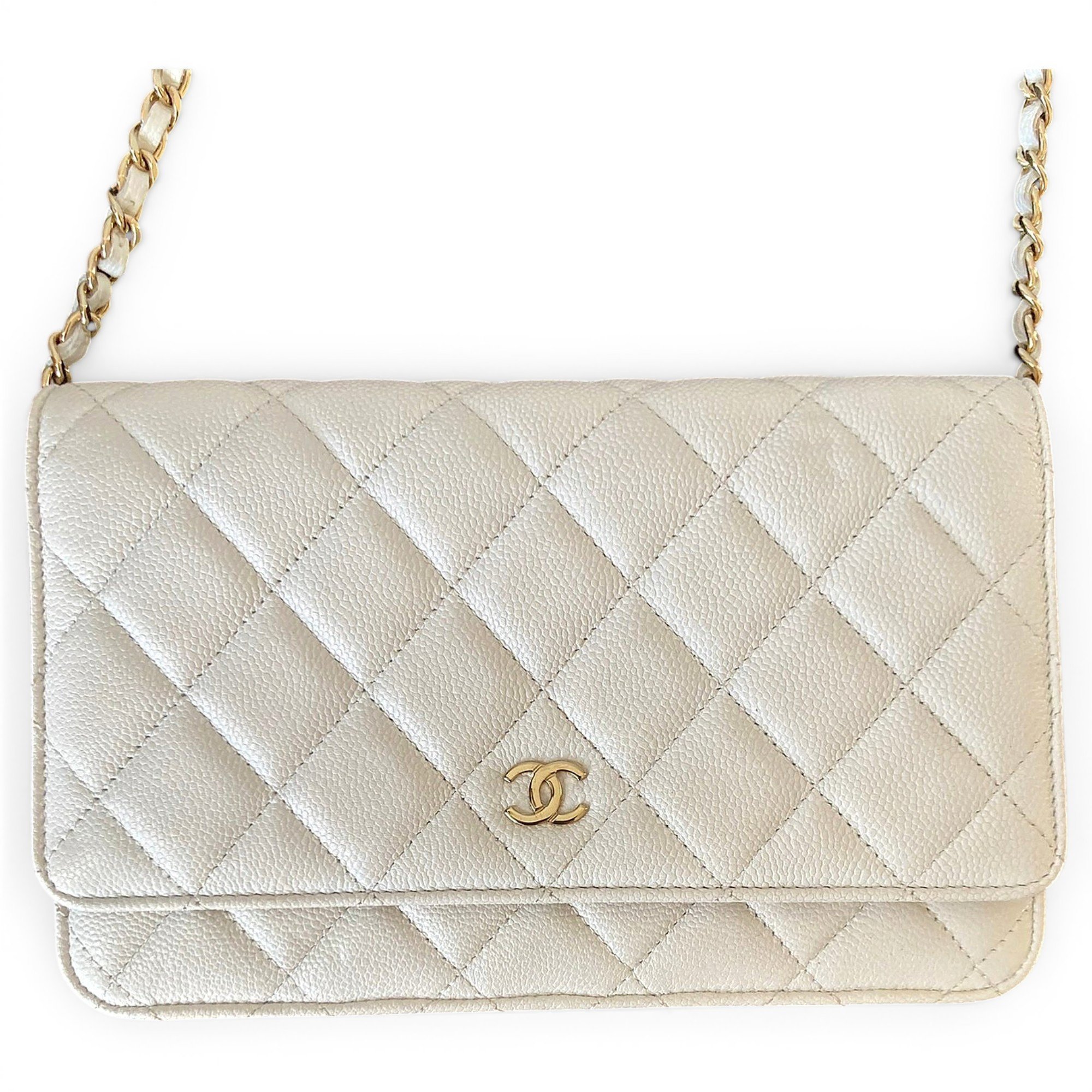 Wallet On Chain Timeless/Classique leather crossbody bag