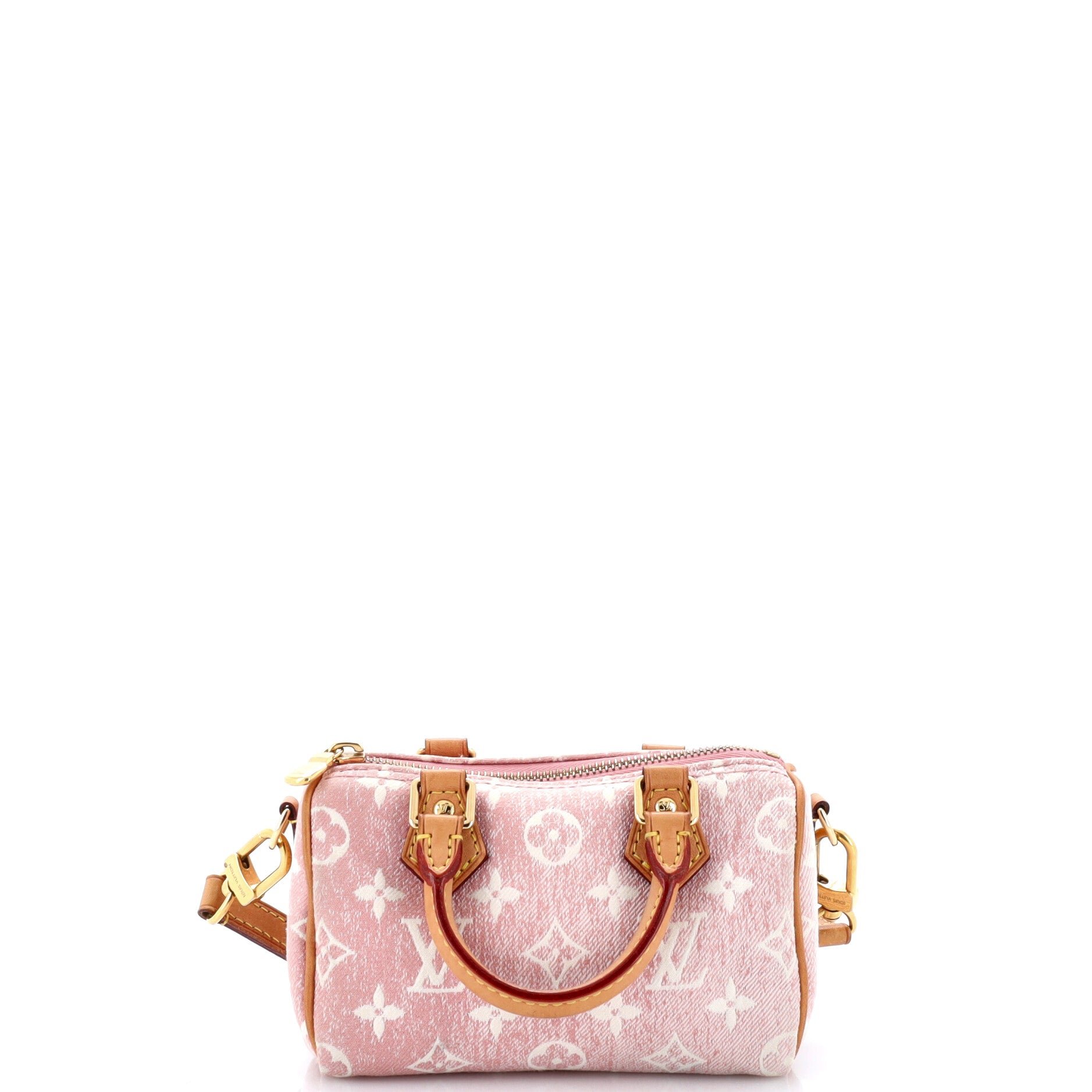 Speedy Bandouliere NM Bag Monogram Jacquard Denim Nano