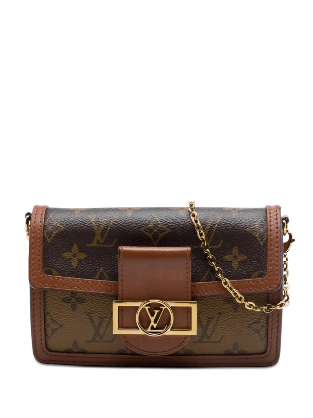 2021 Monogram Reverse Dauphine Wallet on Chain crossbody bag