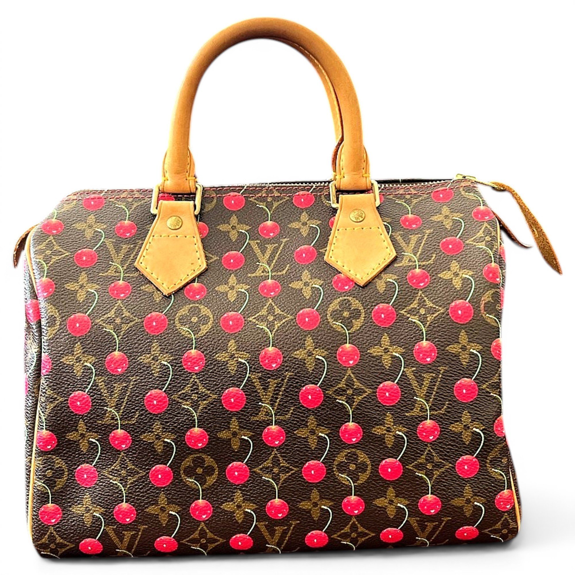 Speedy leather bowling bag