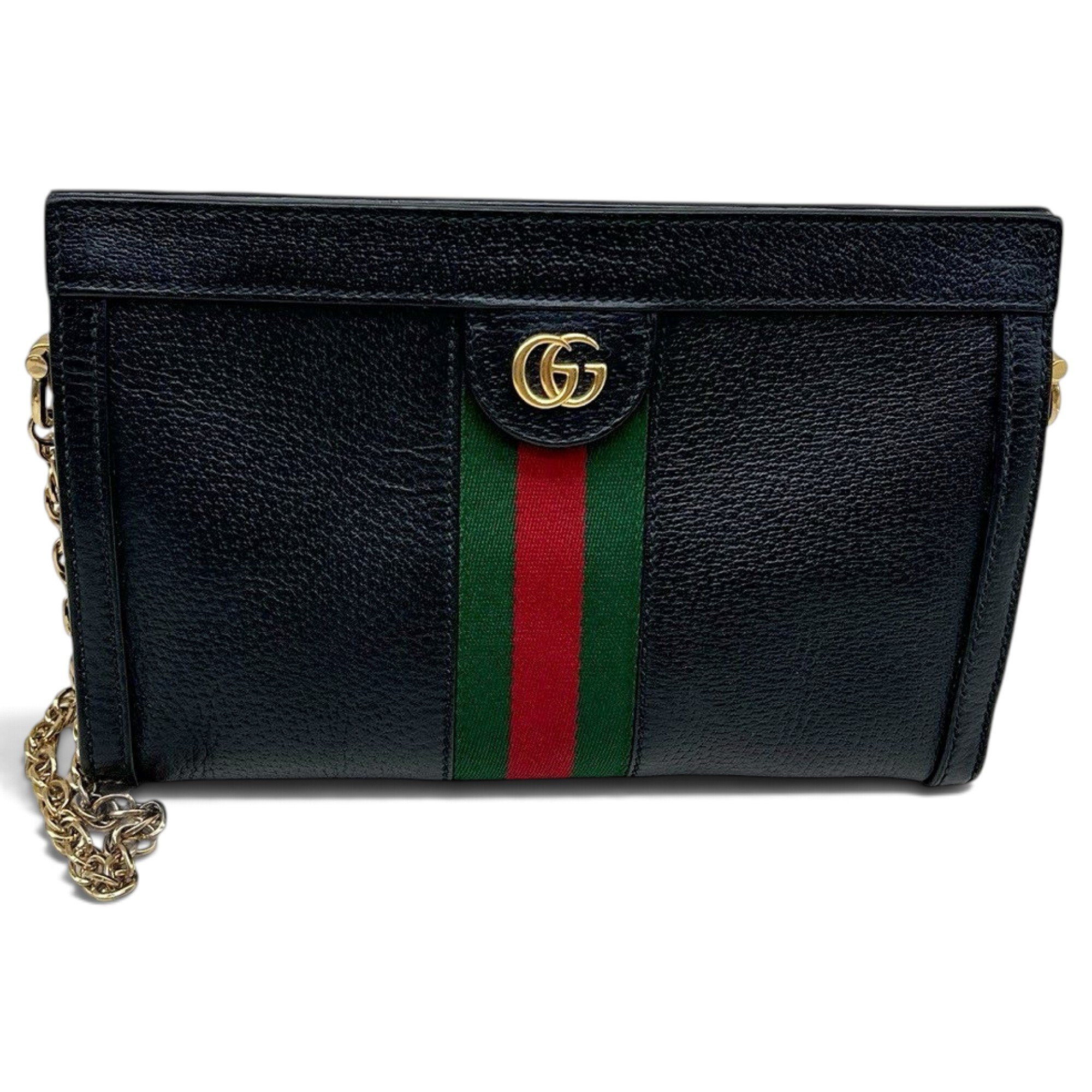 Ophidia Chain leather handbag