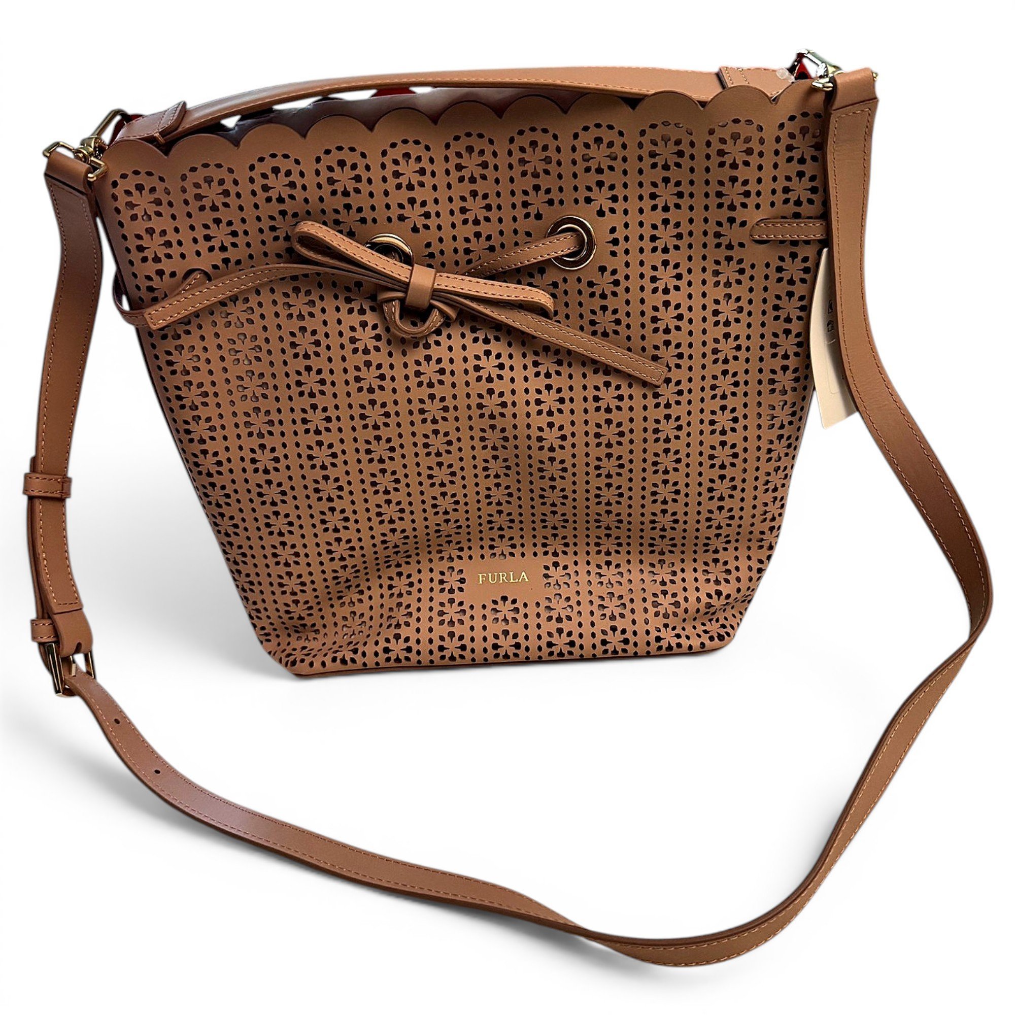 Leather handbag