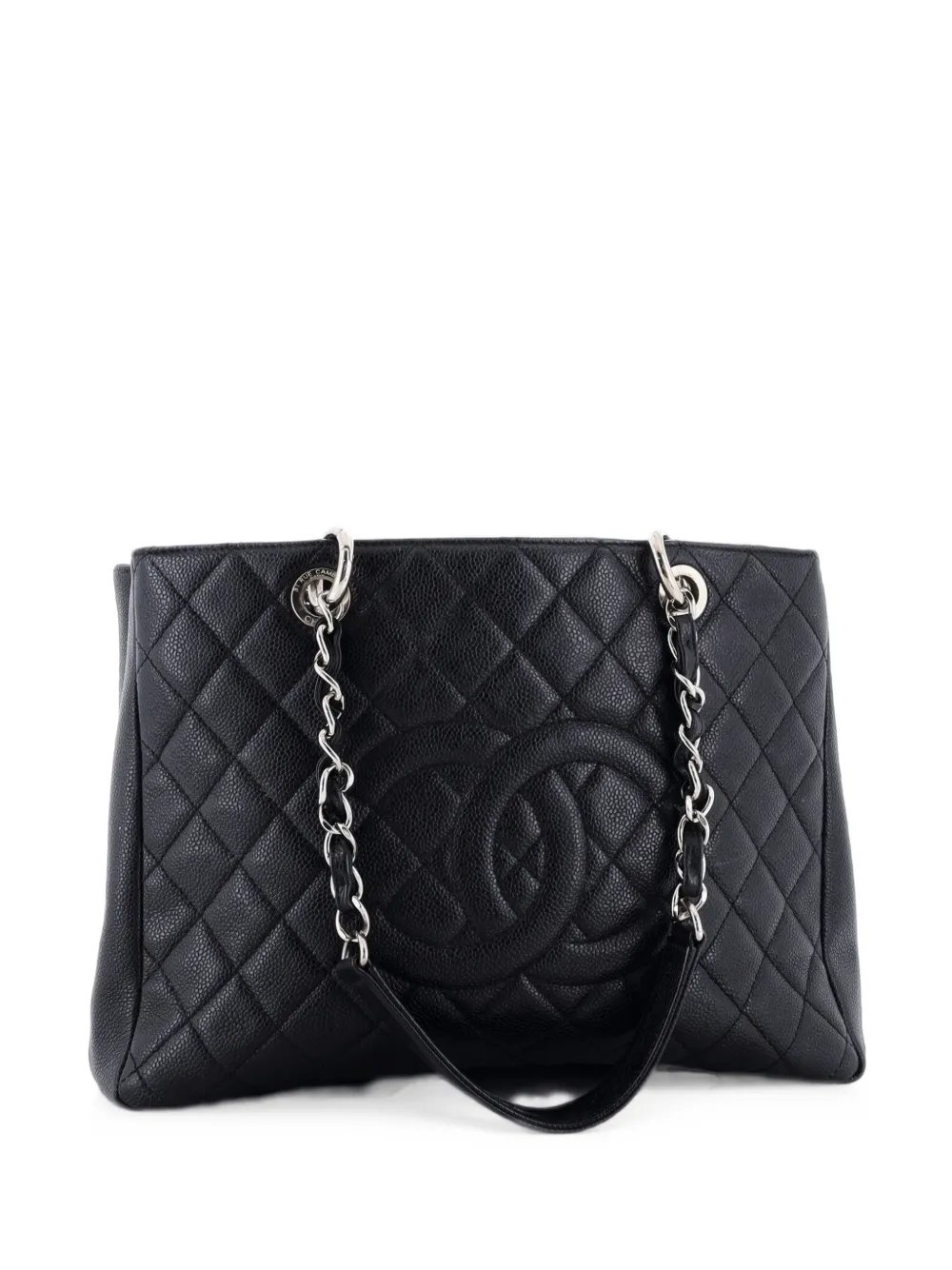 Grand Shopping Quilted Caviar tote bag