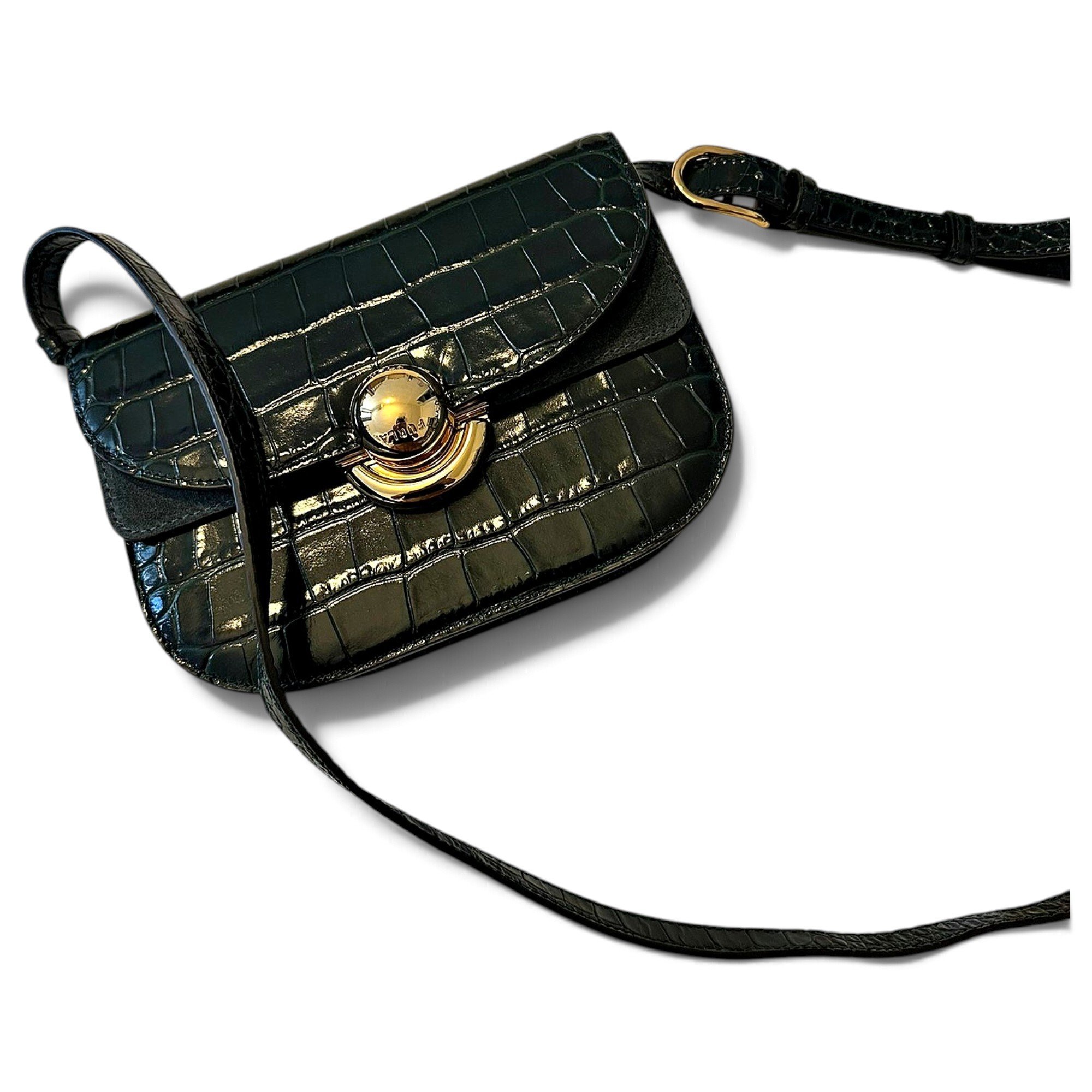 Leather crossbody bag