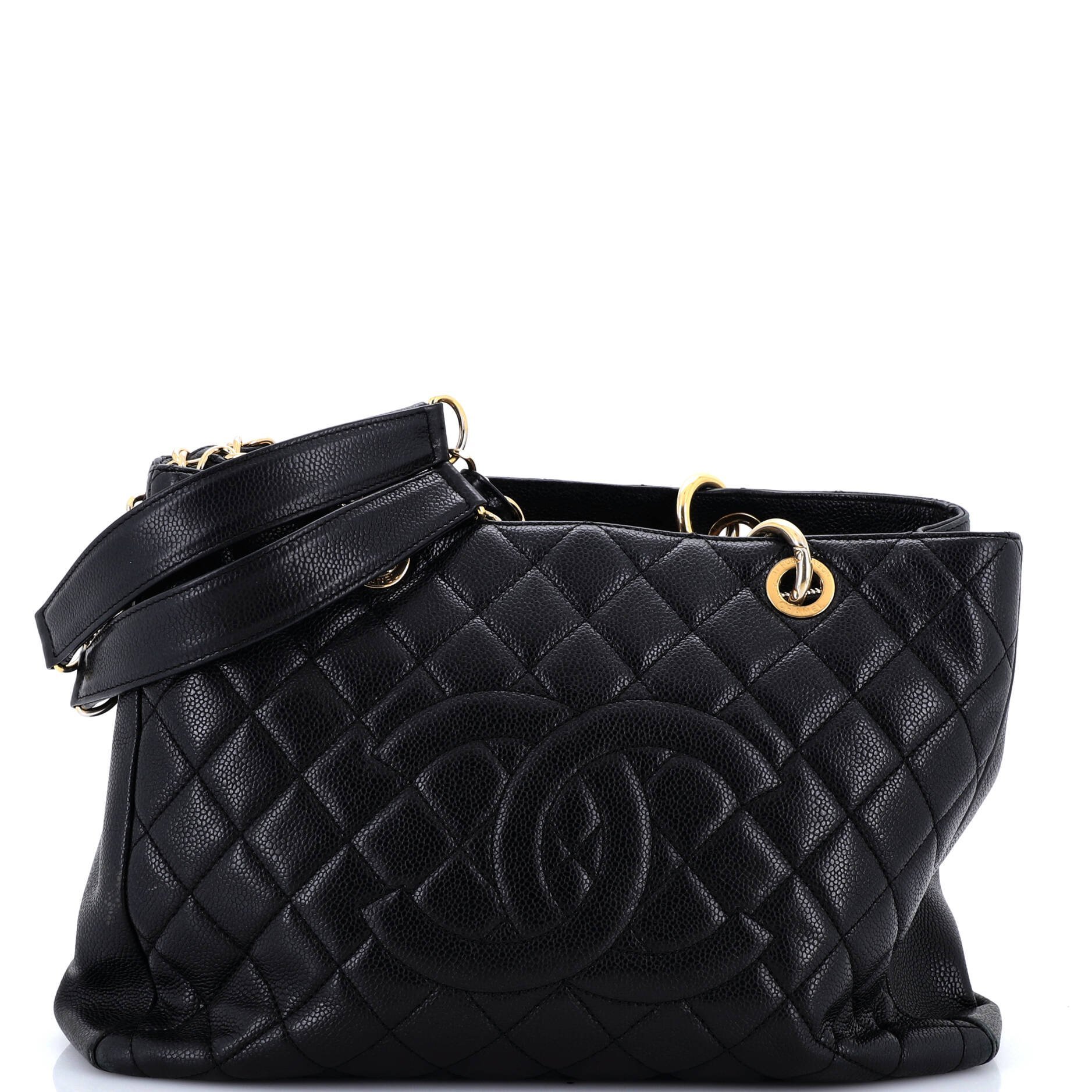 Classic CC Shopping leather tote