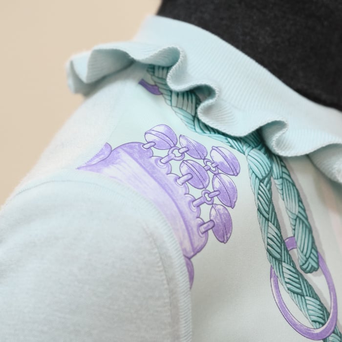 Vert Embrun "Palefroi Remix" Long-sleeve Twillaine Cardigan