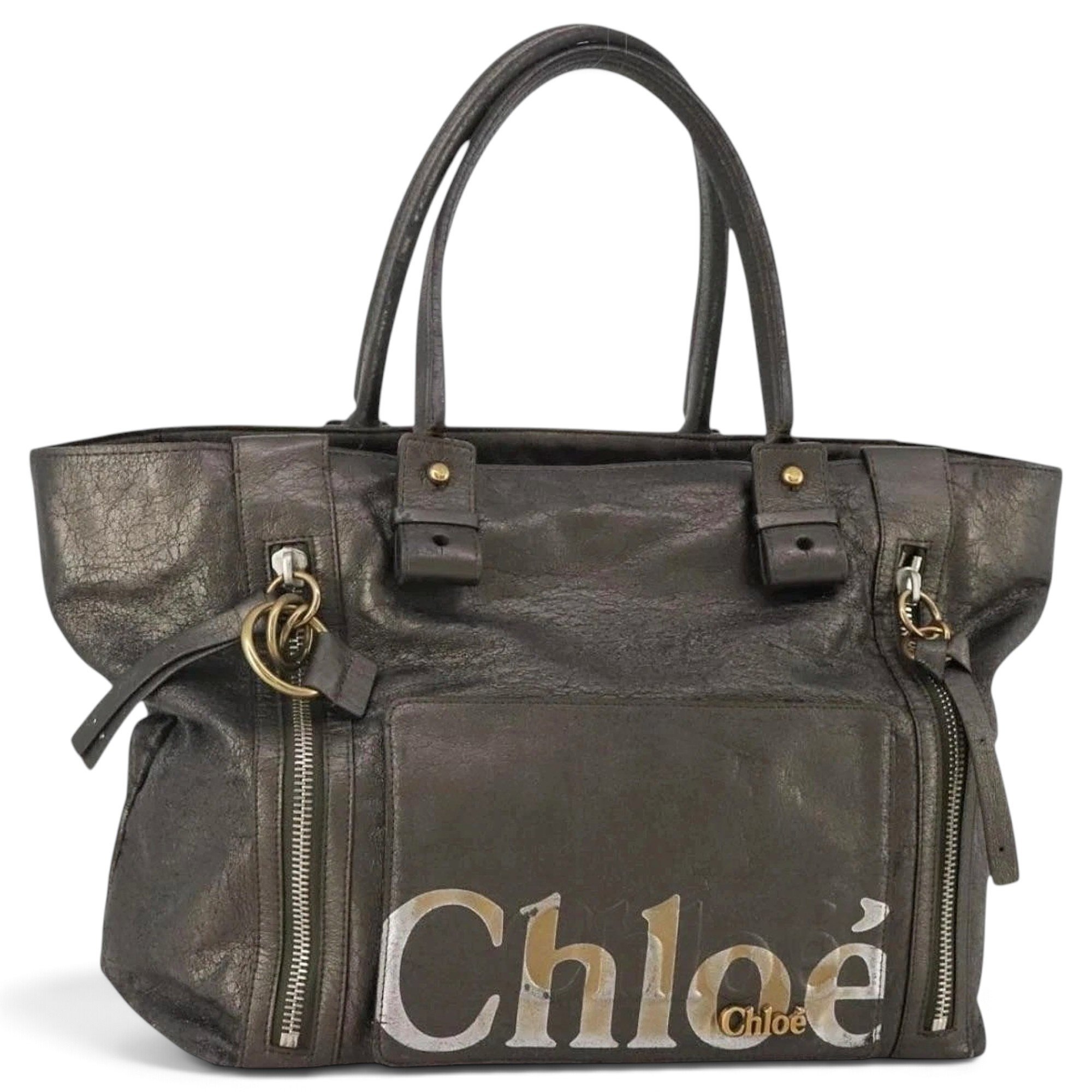 Leather handbag