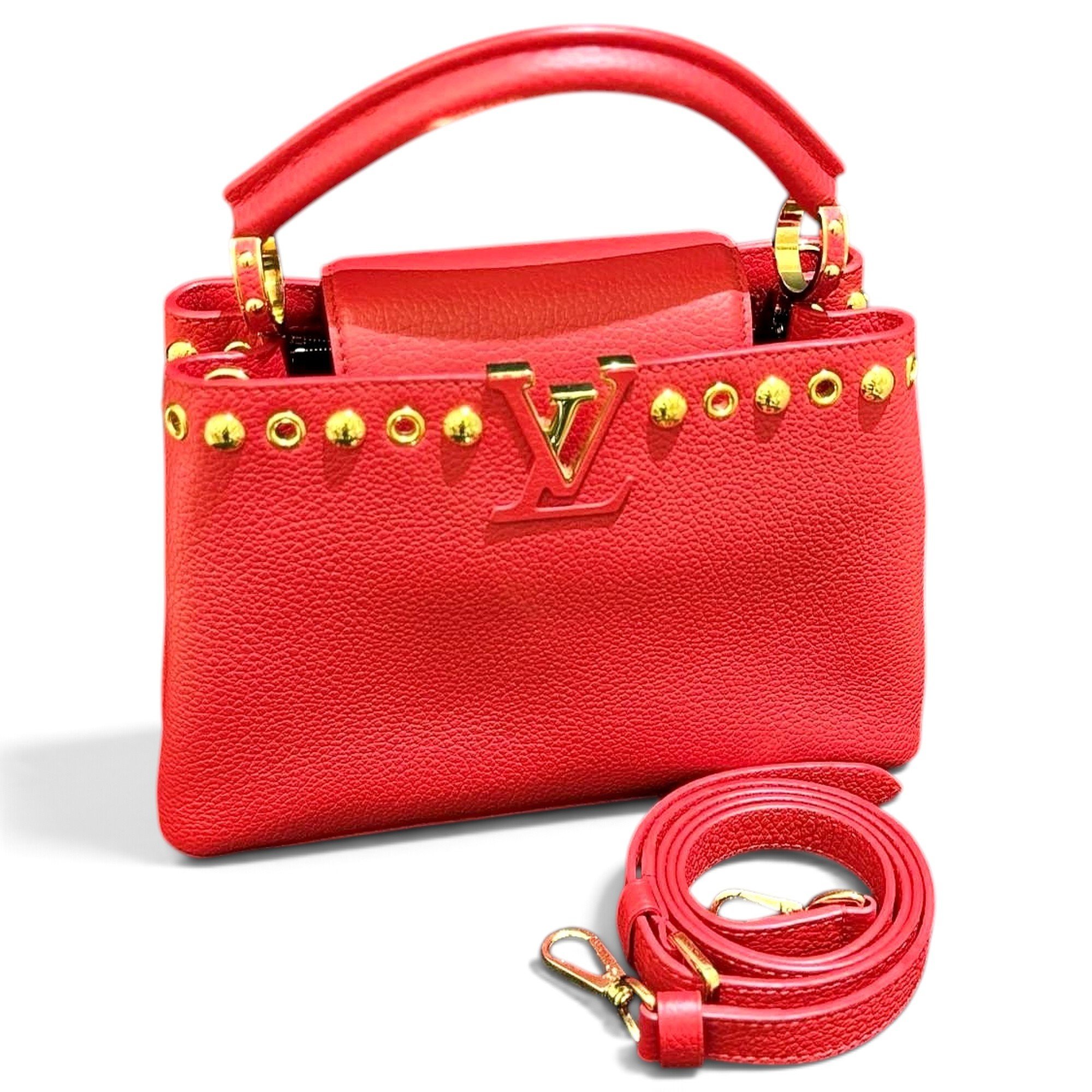 Capucines leather handbag