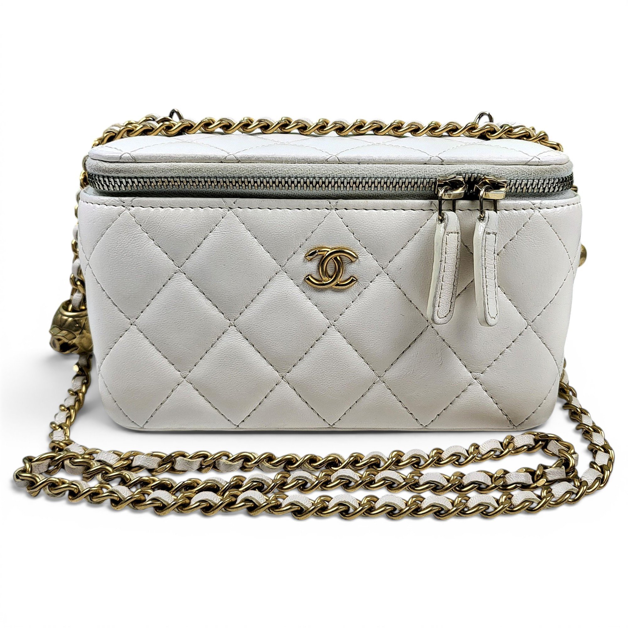 Trendy CC Vanity leather handbag