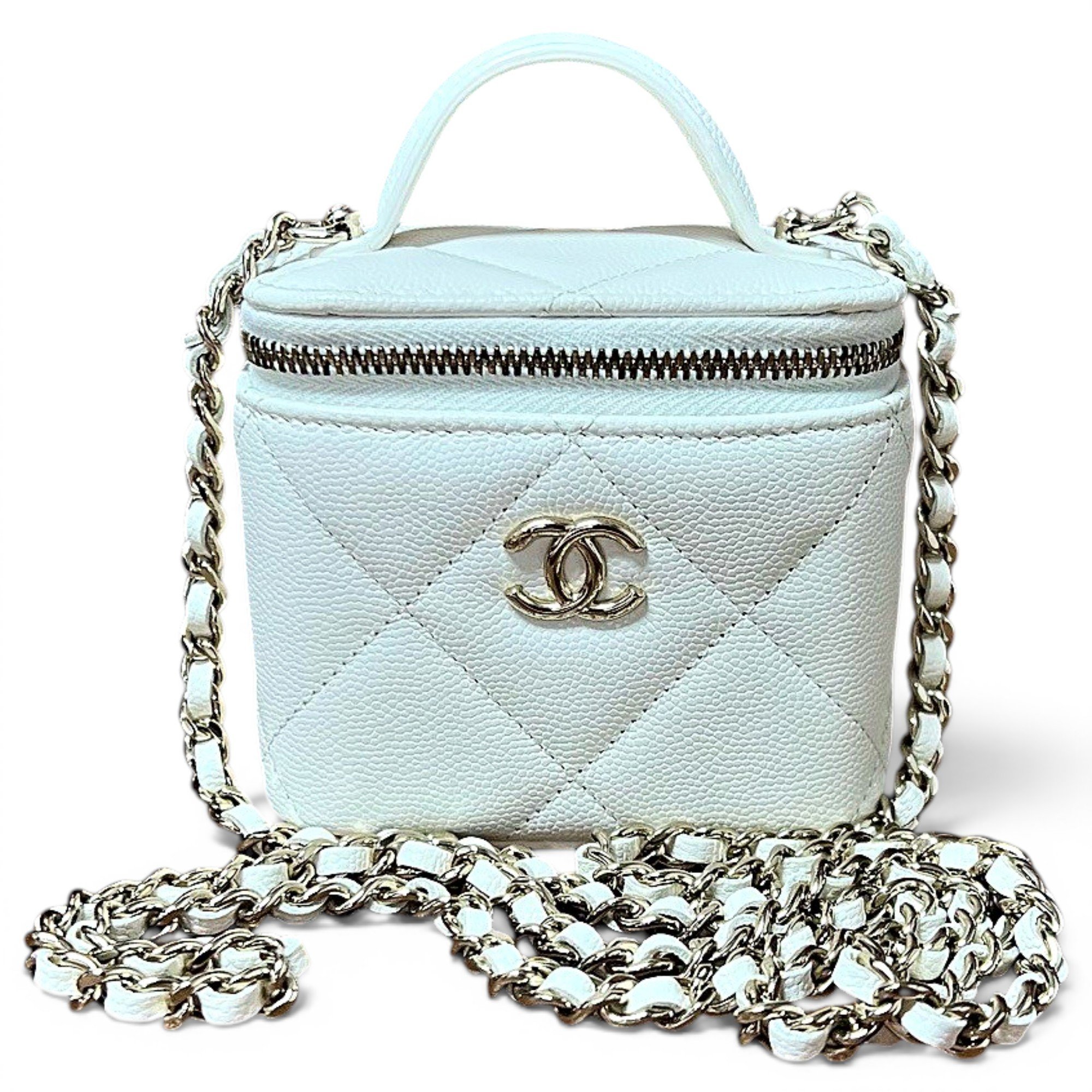 Trendy CC Vanity leather mini bag