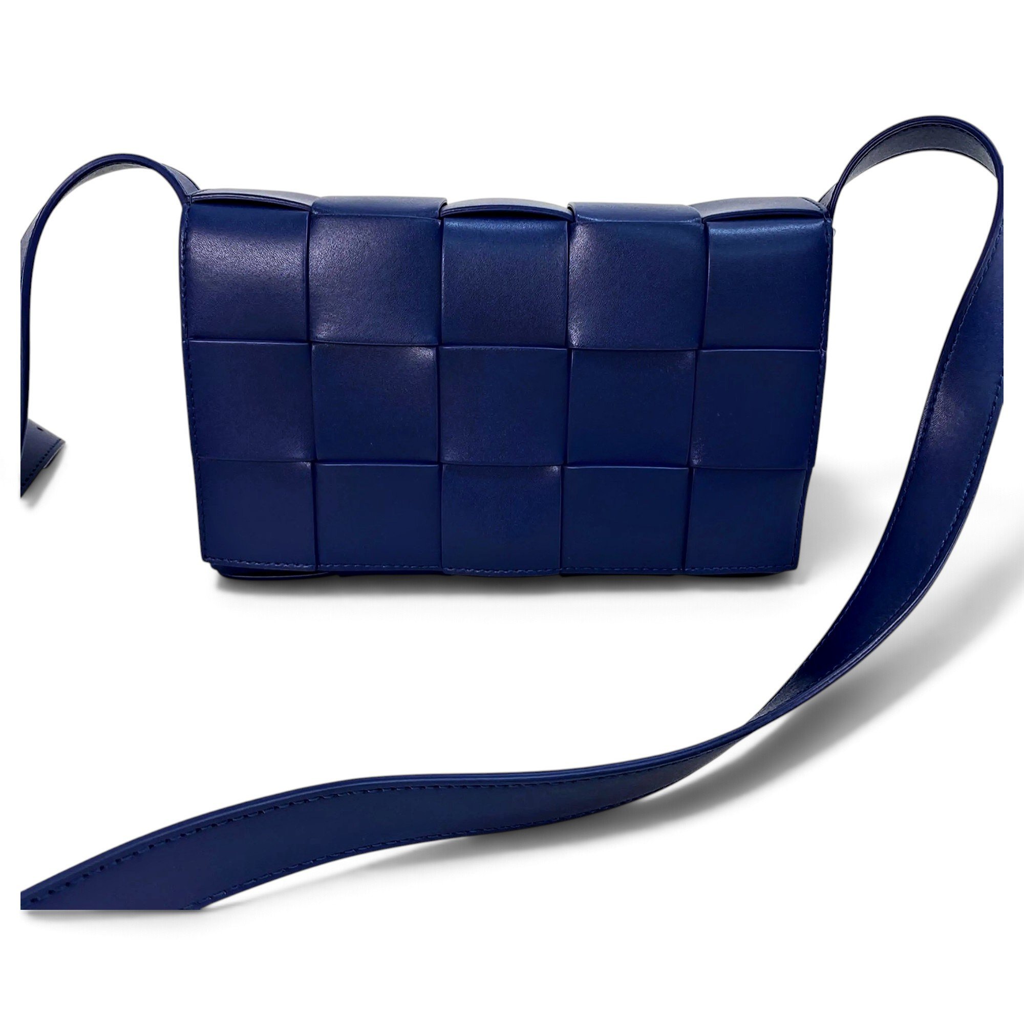 Cassette leather handbag