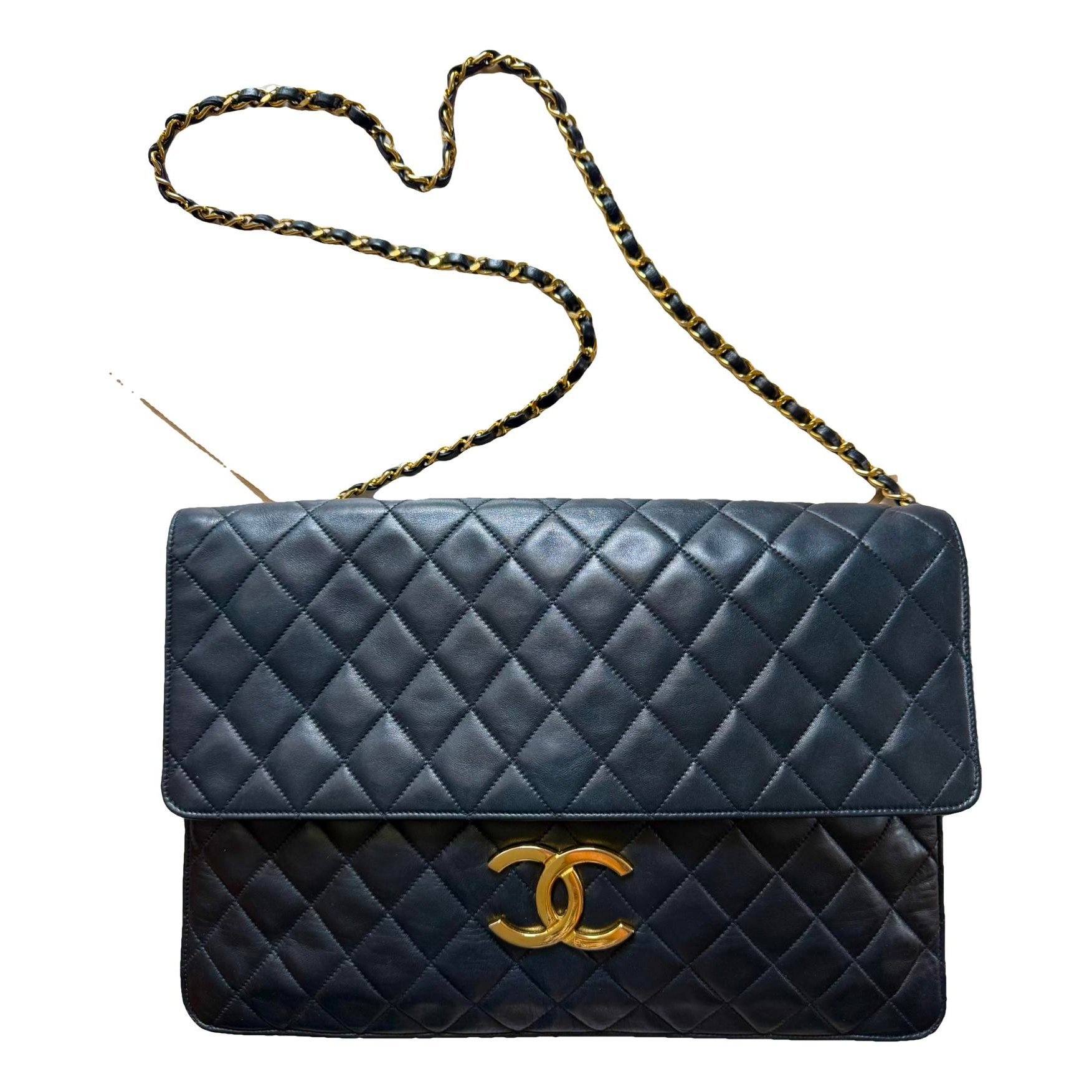 Coco Luxe leather tote