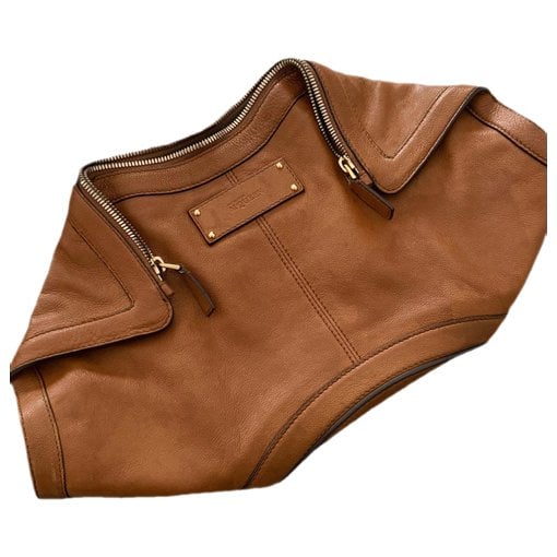 Manta leather handbag