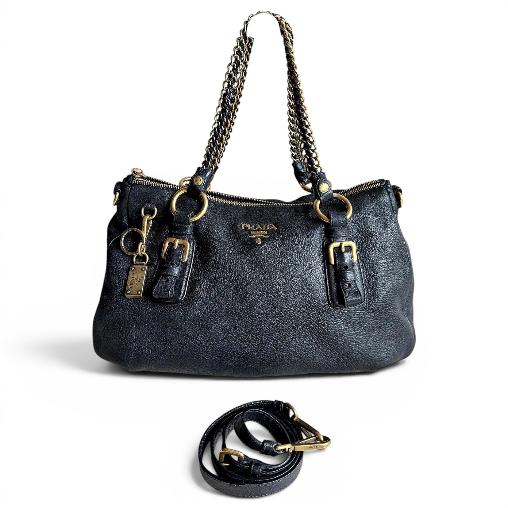 Leather crossbody bag