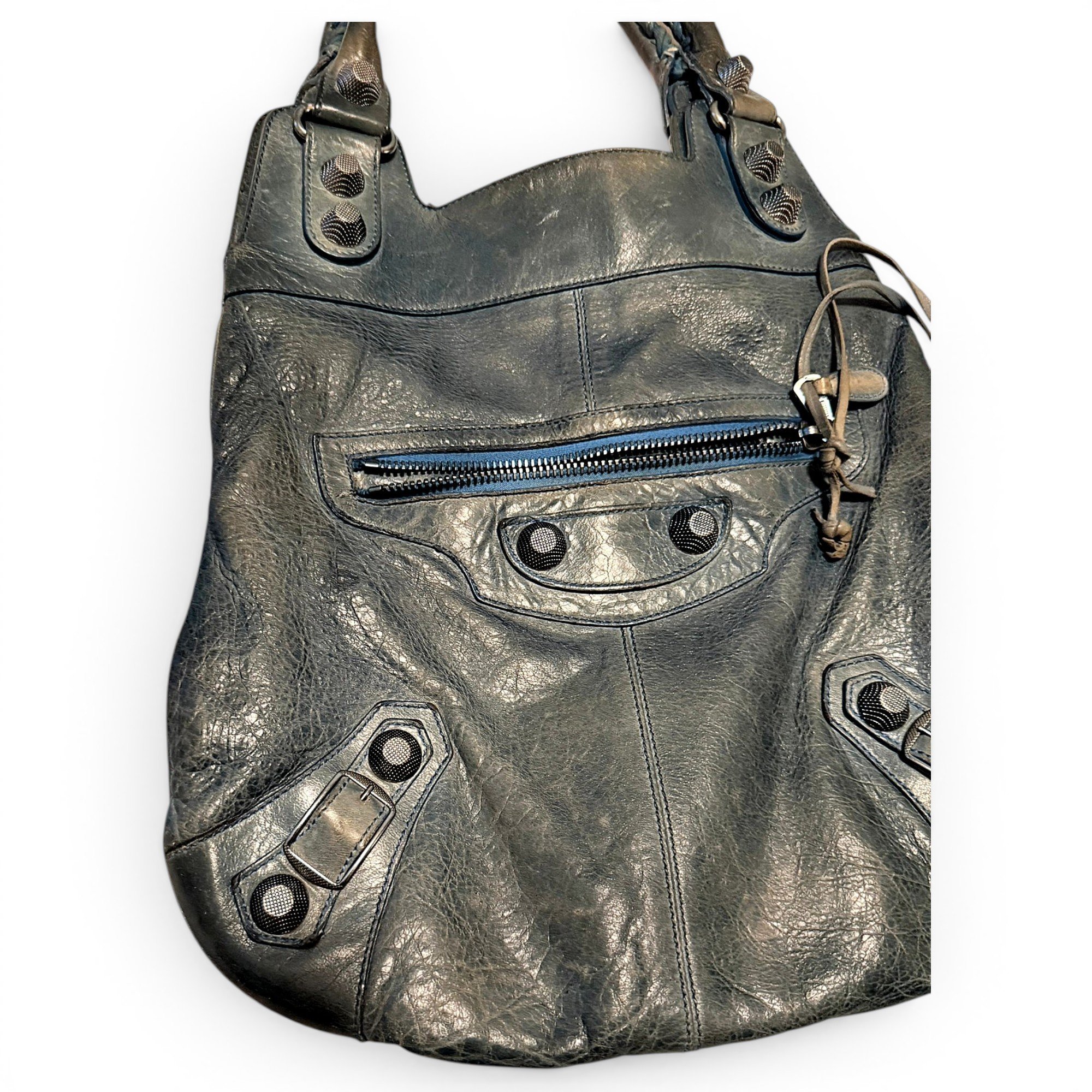 Courier XL leather handbag