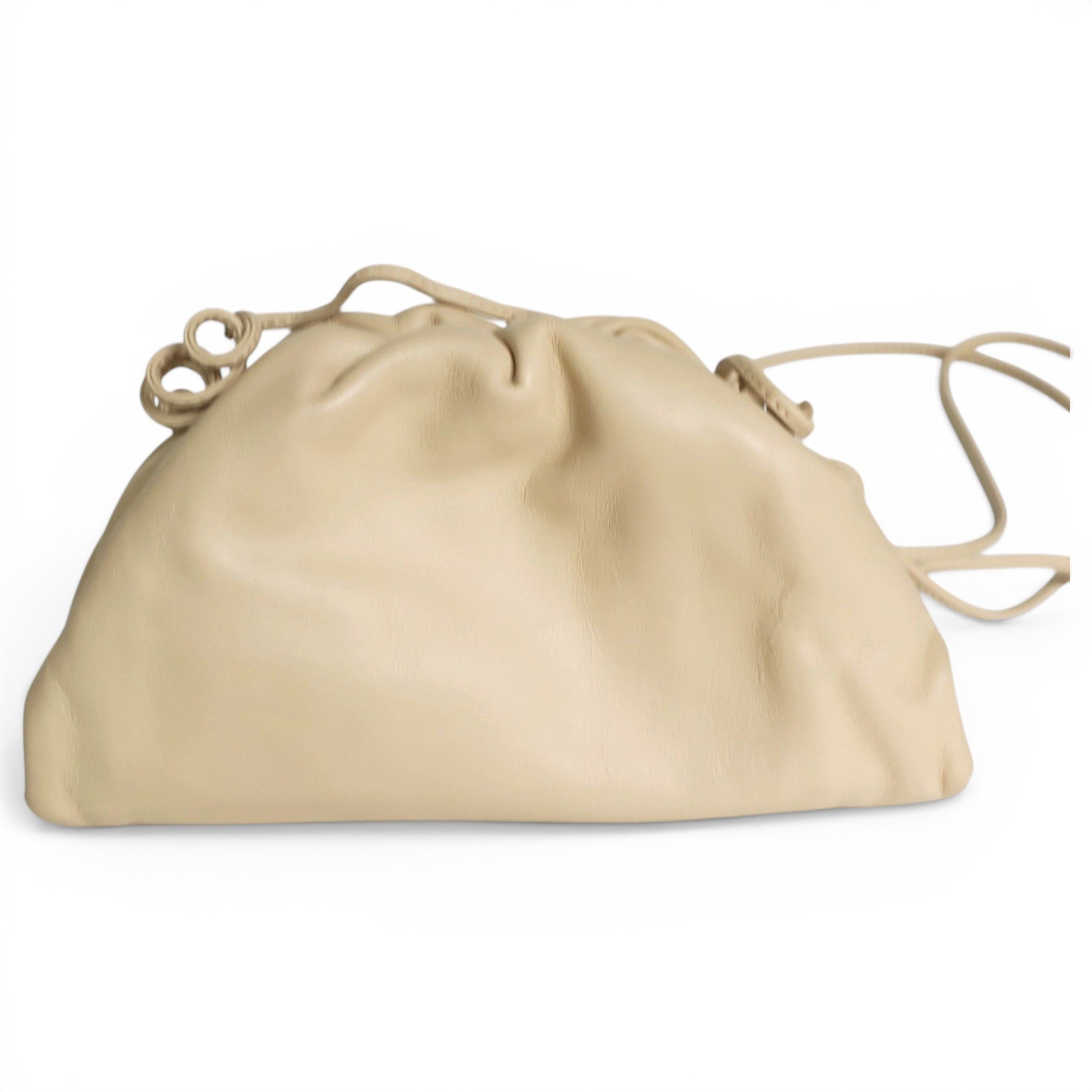 Pouch leather handbag
