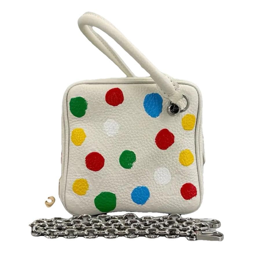 Square bag leather handbag