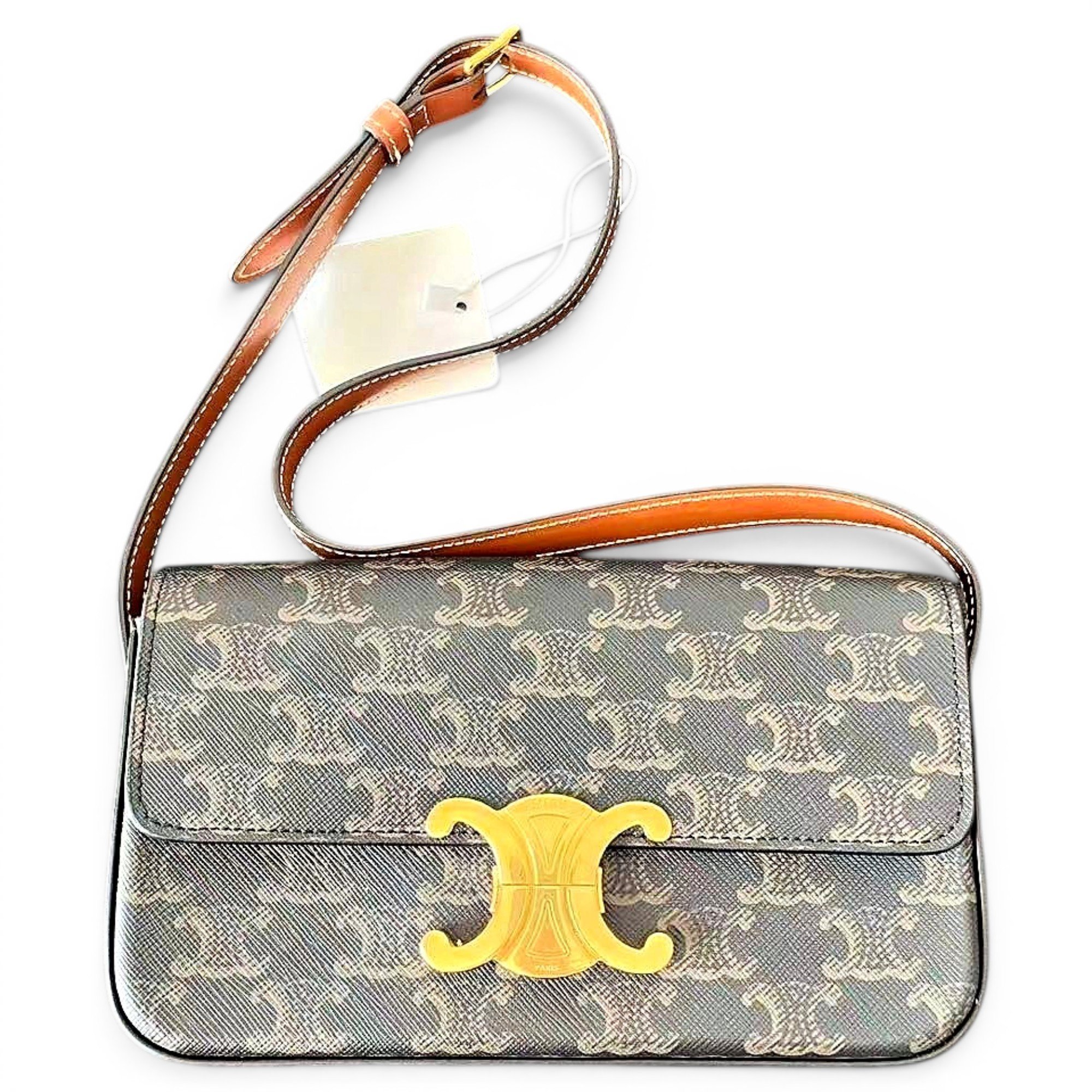 Triomphe leather handbag