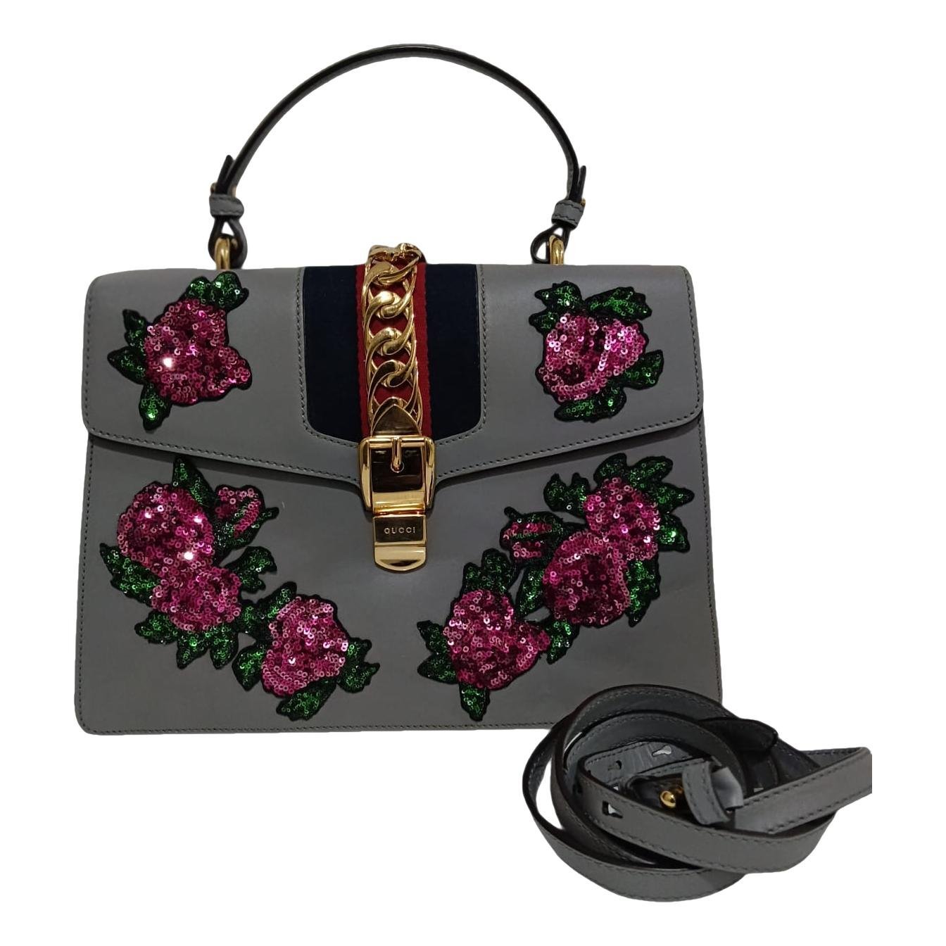 Leather handbag