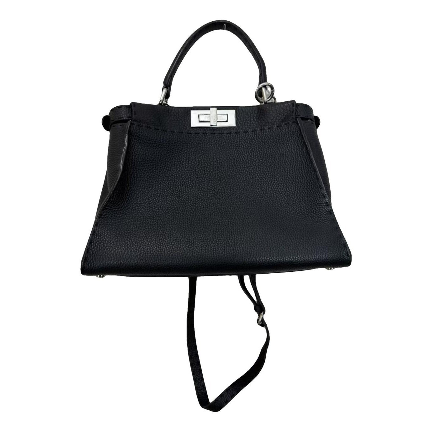 Peekaboo leather handbag