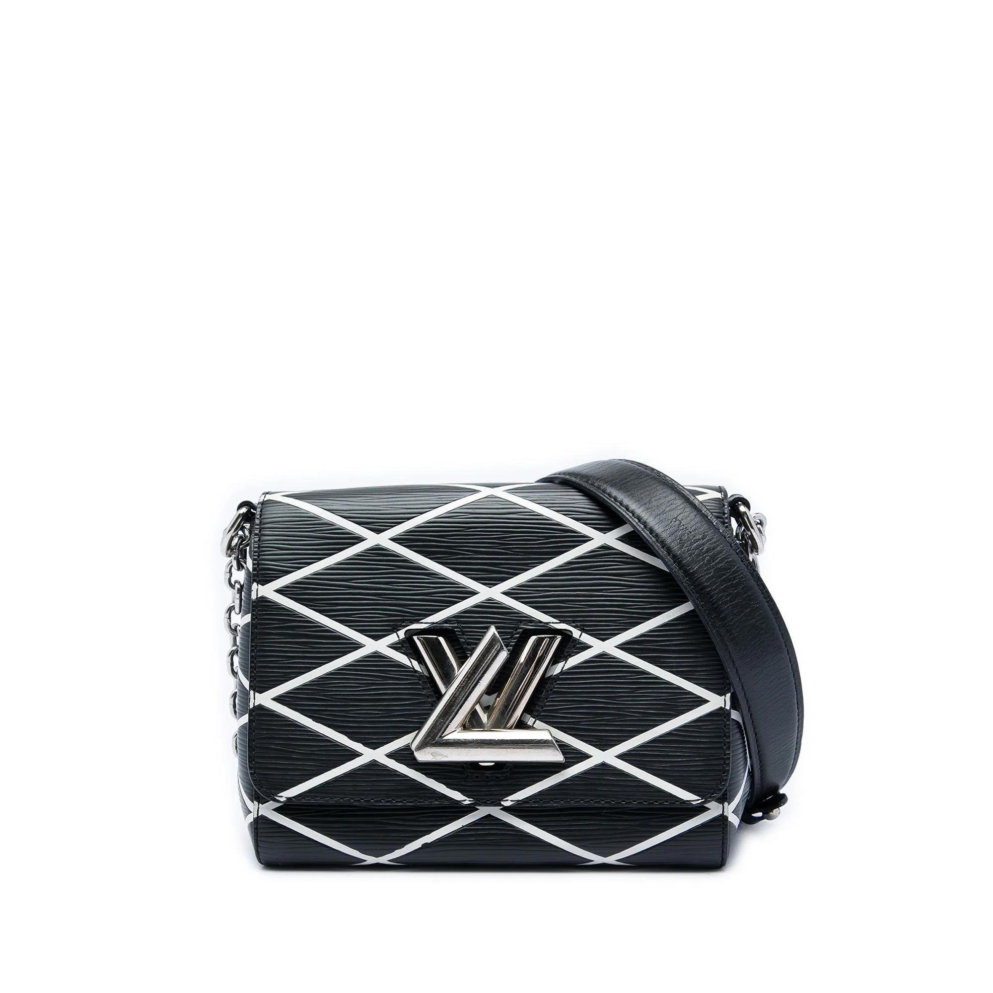 Twist leather handbag