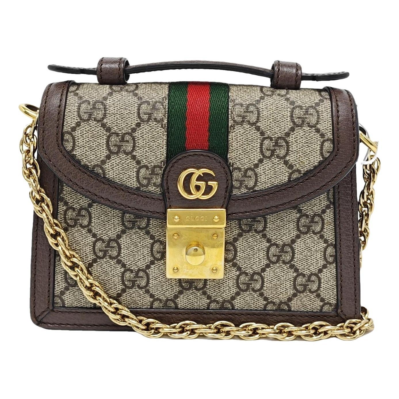 Ophidia leather handbag