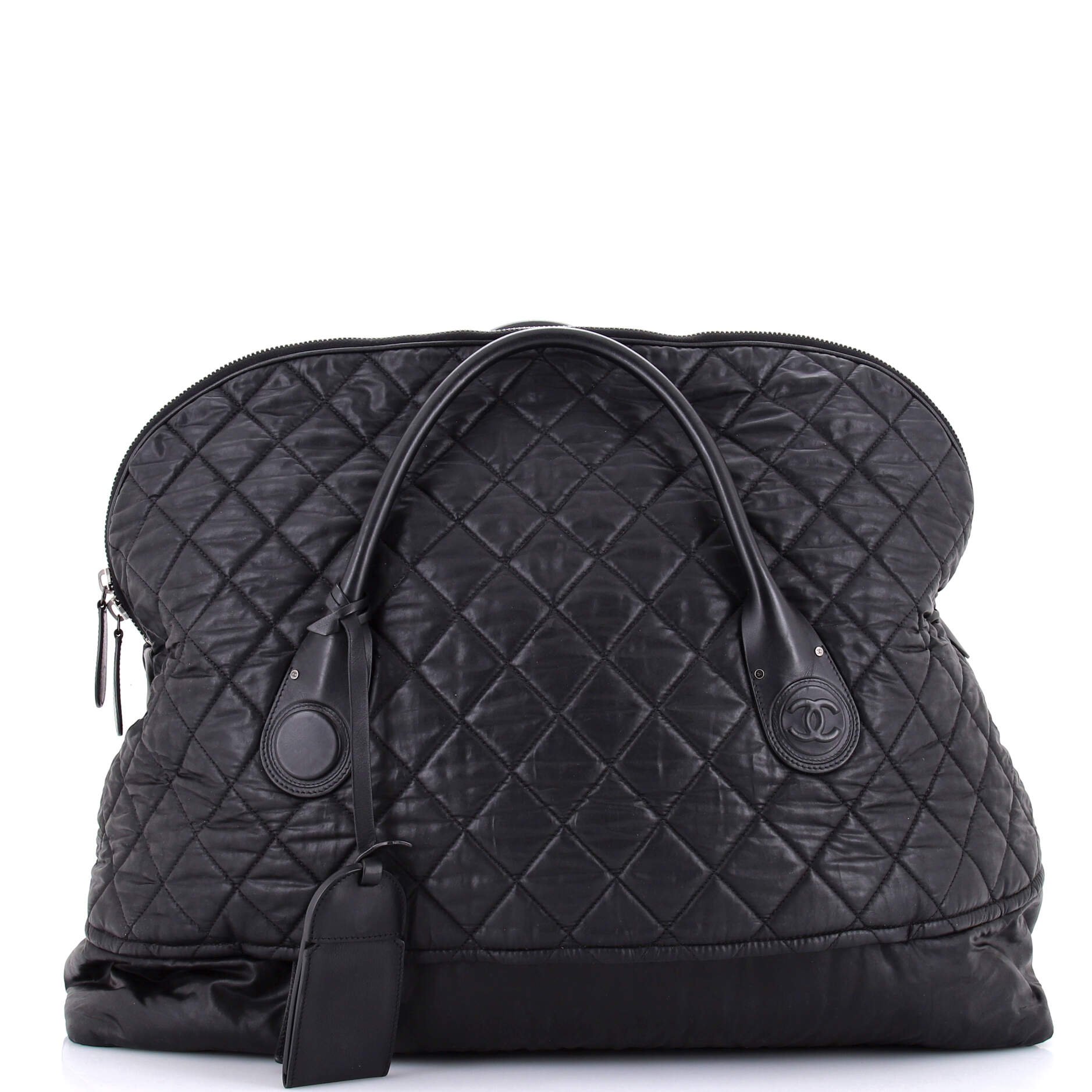 Horizontal Sport Weekender Bag Quilted Coated Canvas XL
