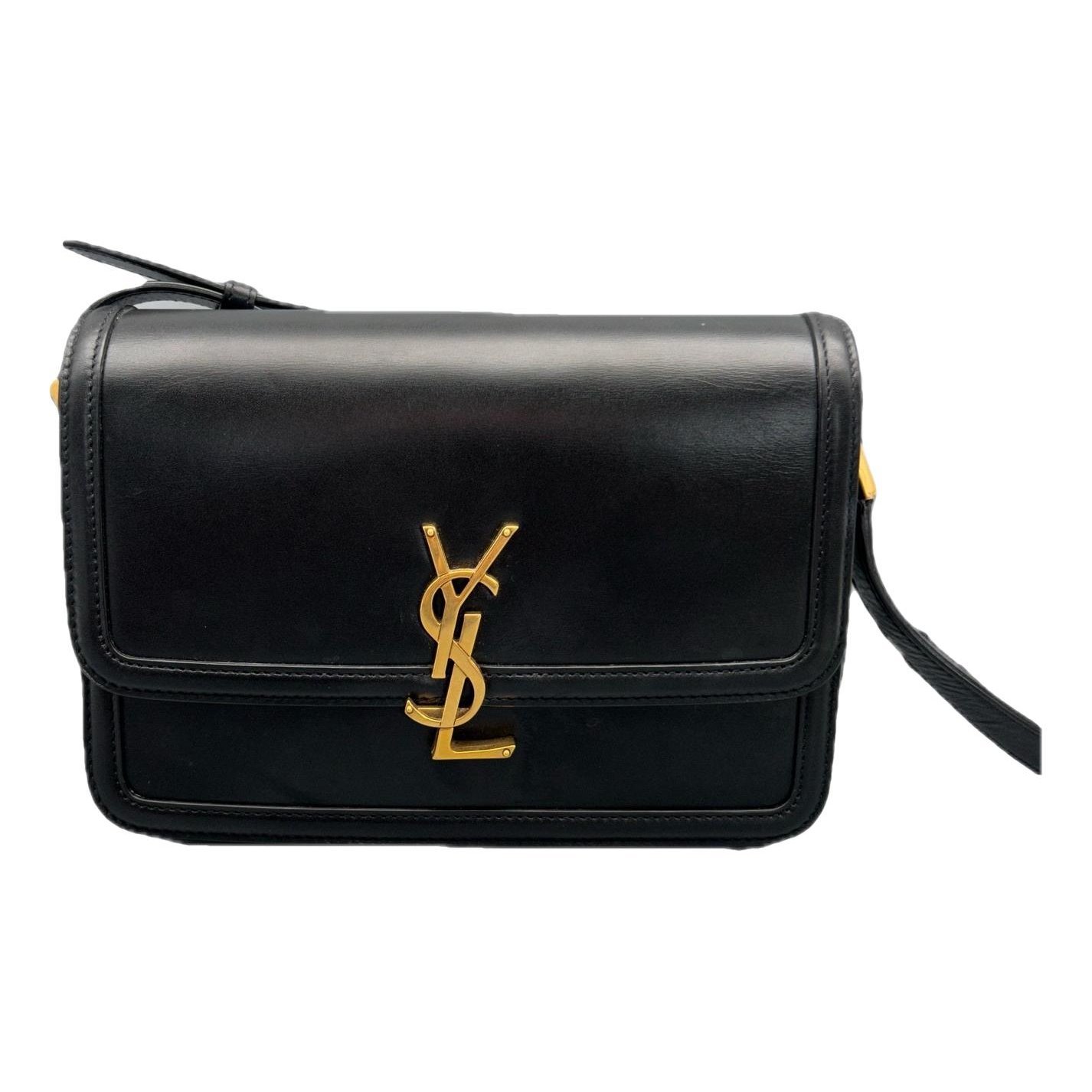 Solférino leather handbag
