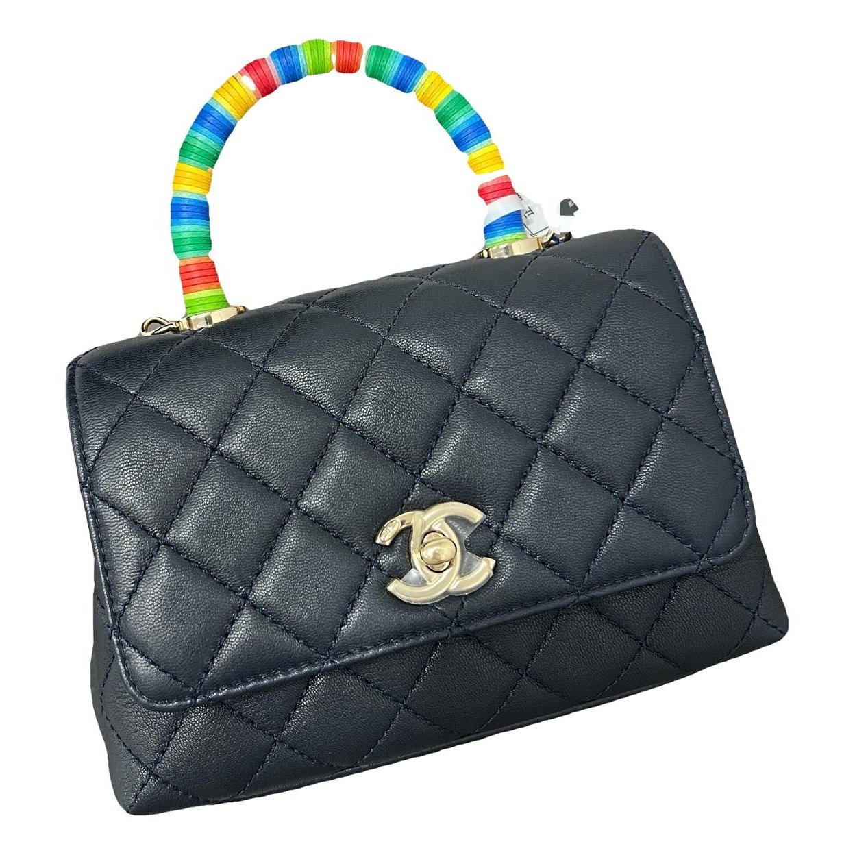 Coco Handle leather handbag