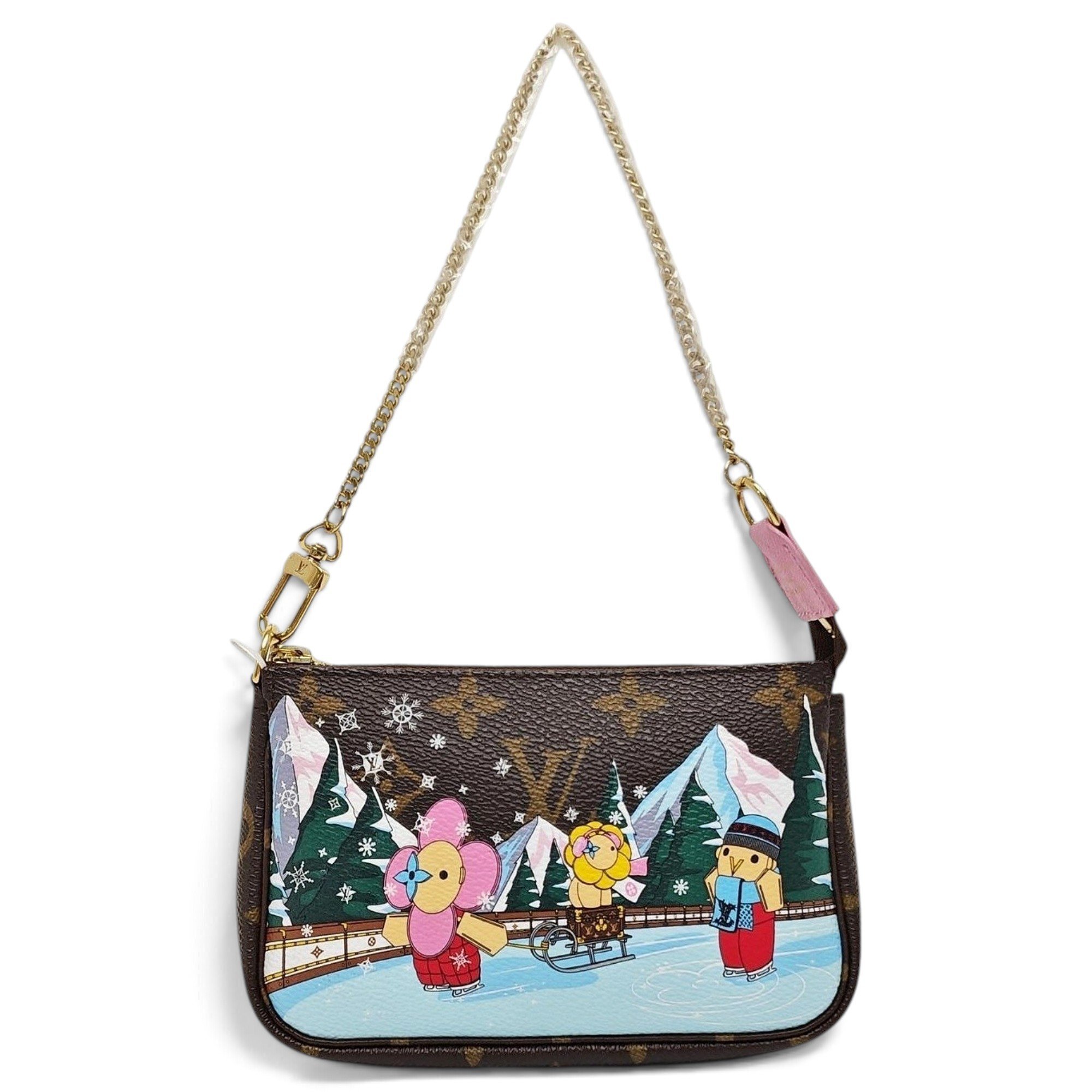 Maxi Multi Pochette Accessoires leather handbag