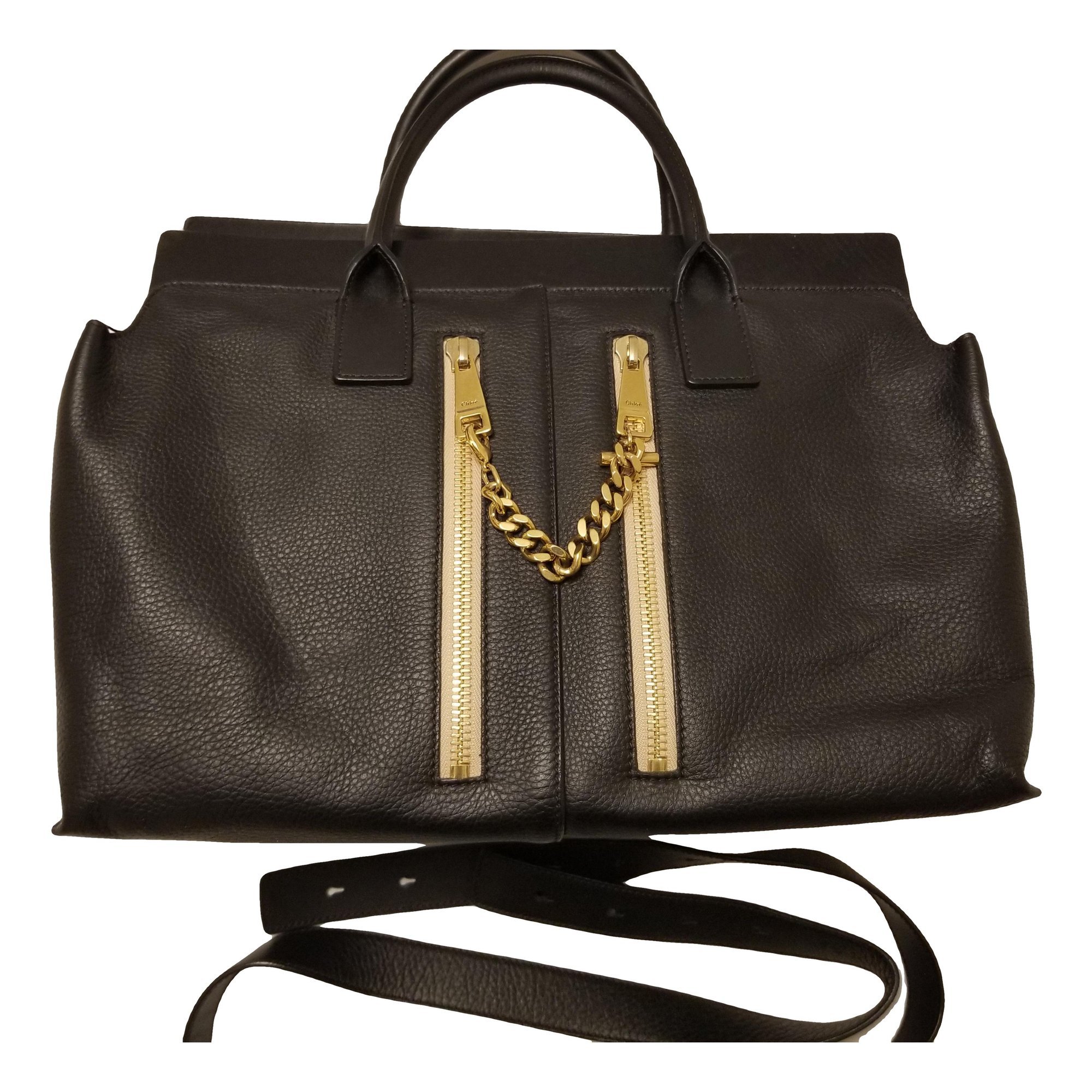Leather handbag