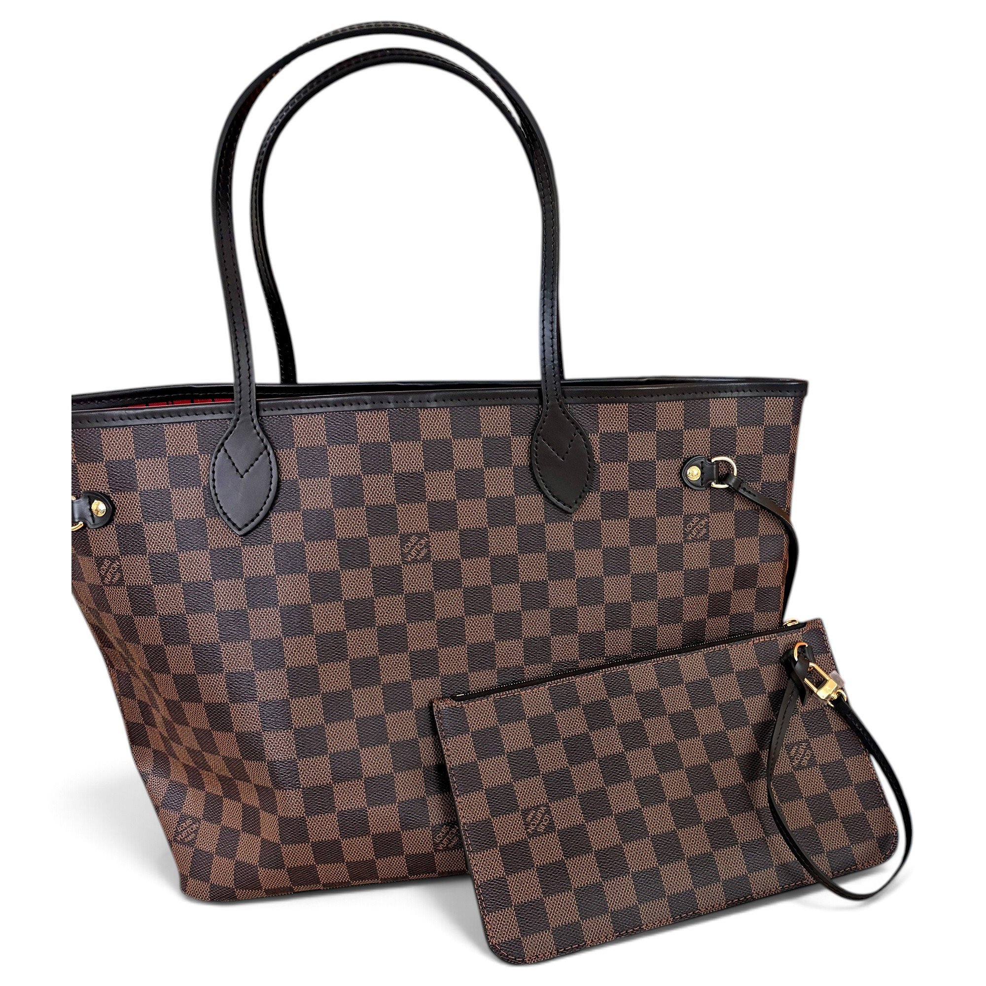 Neverfull leather bag