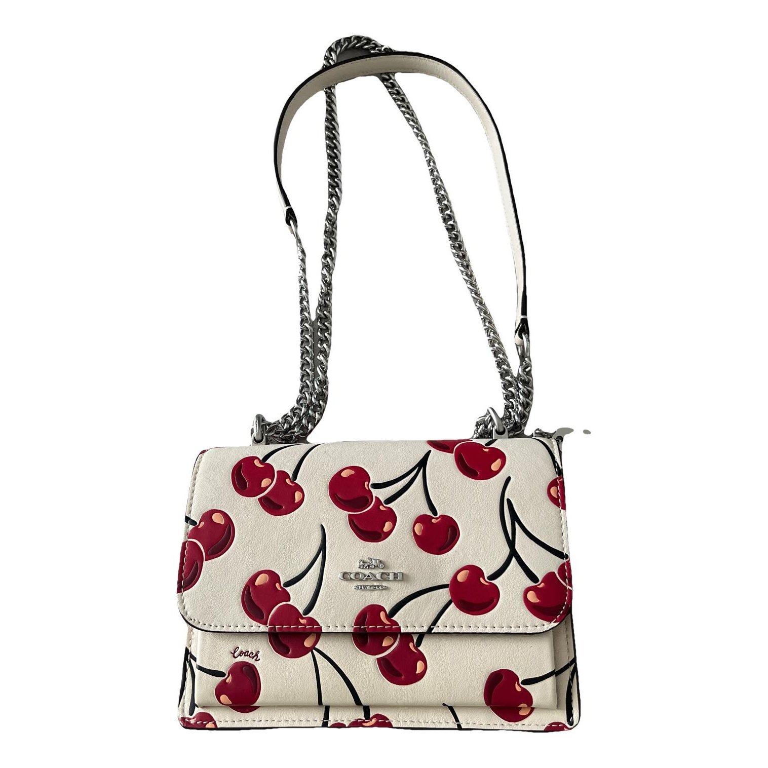 Patent leather handbag