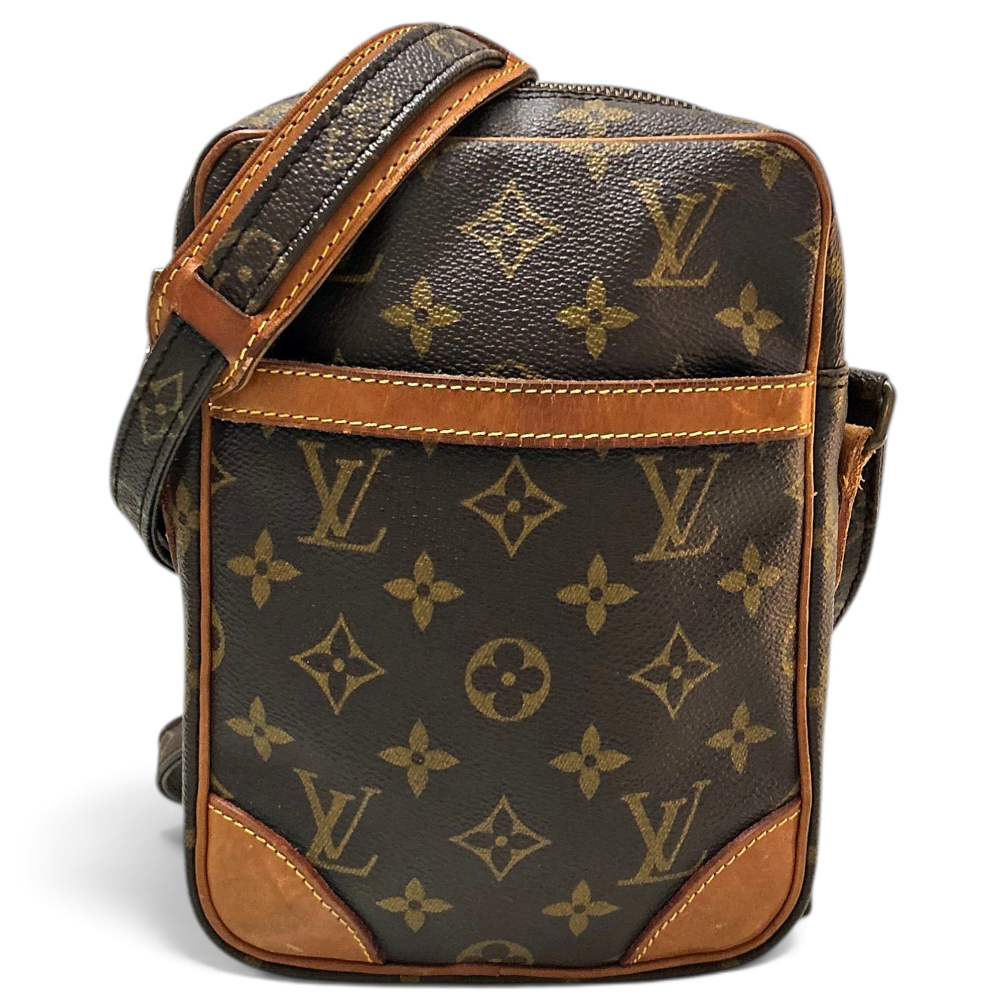 Danube leather crossbody bag