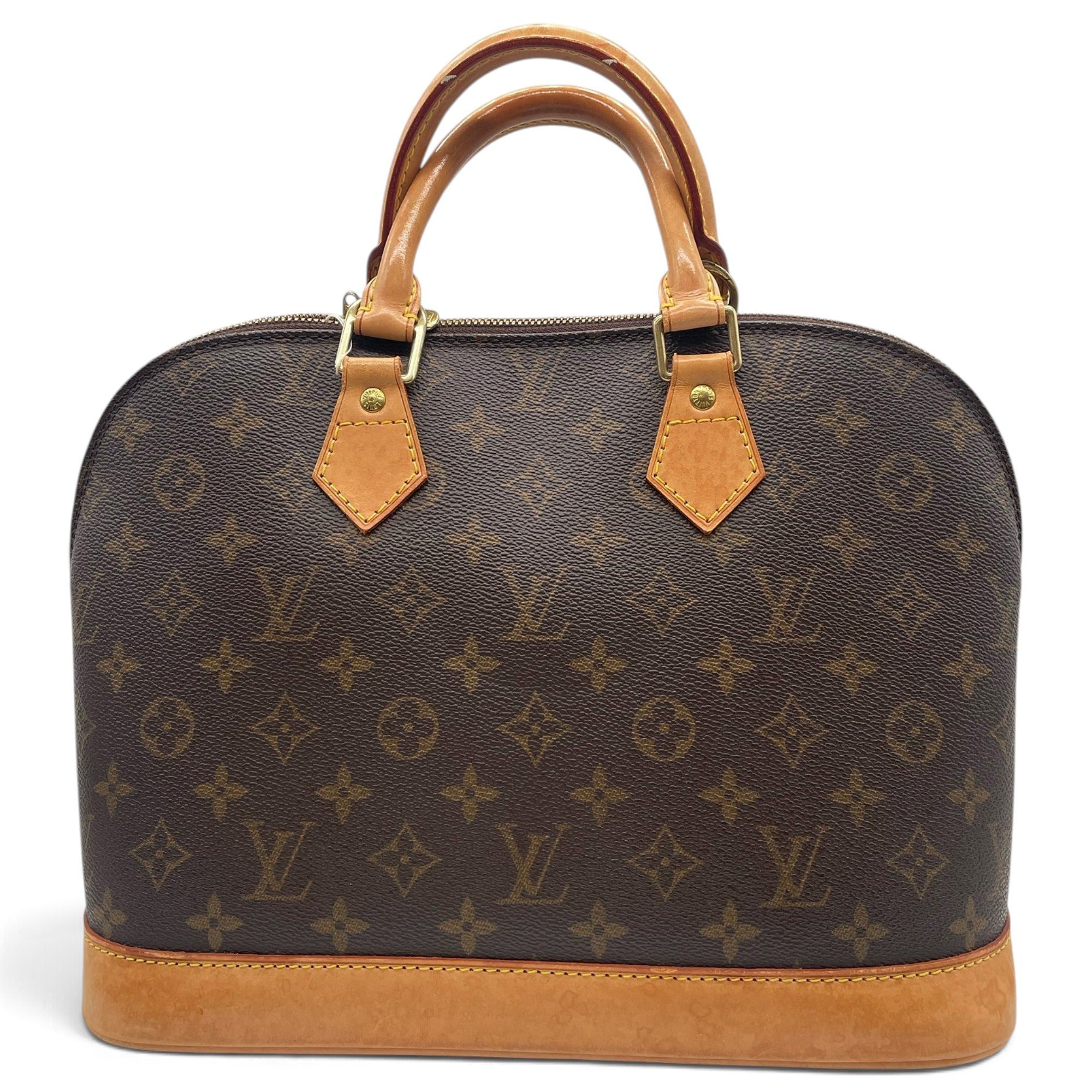 Louis Vuitton Alma leather handbag