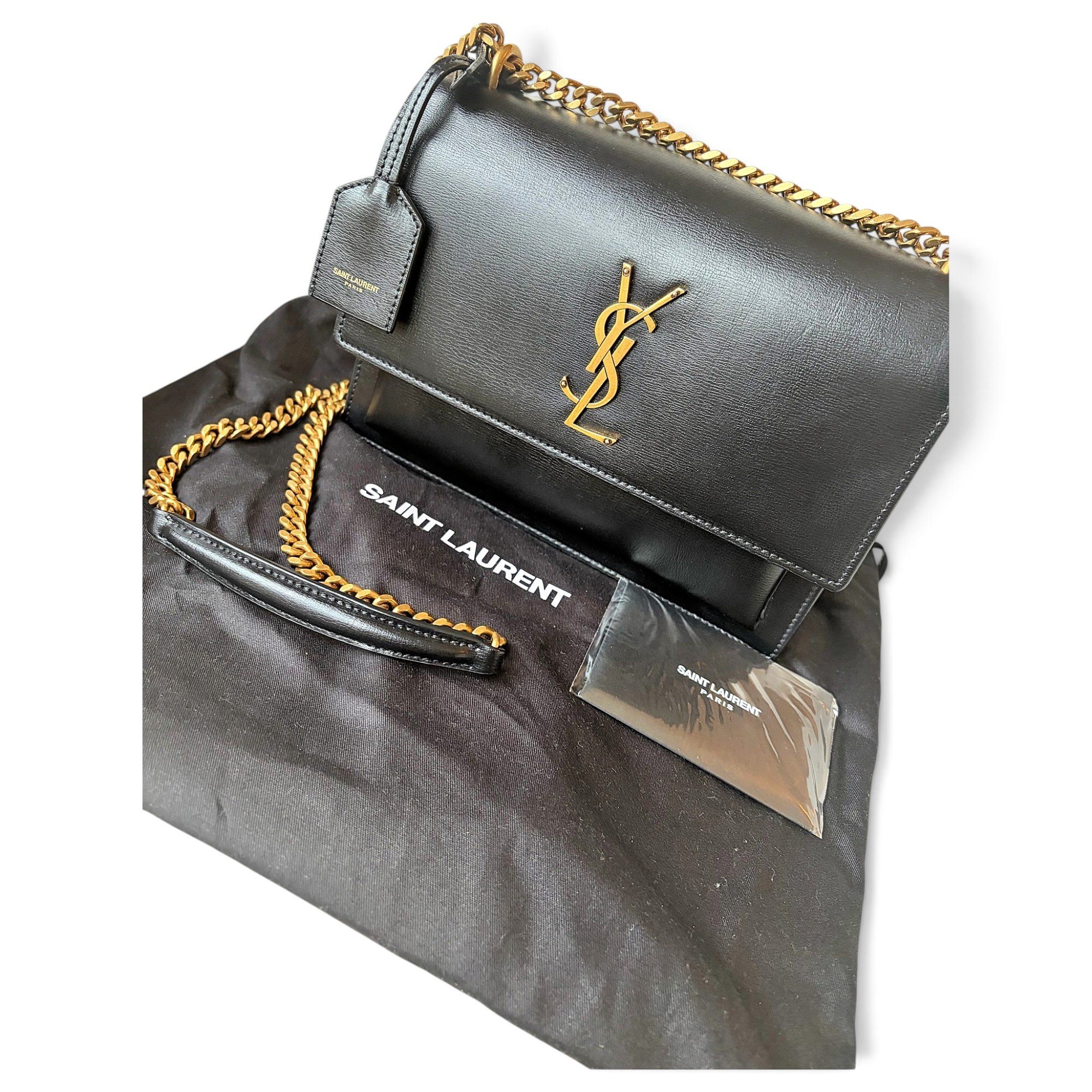 Sunset leather handbag