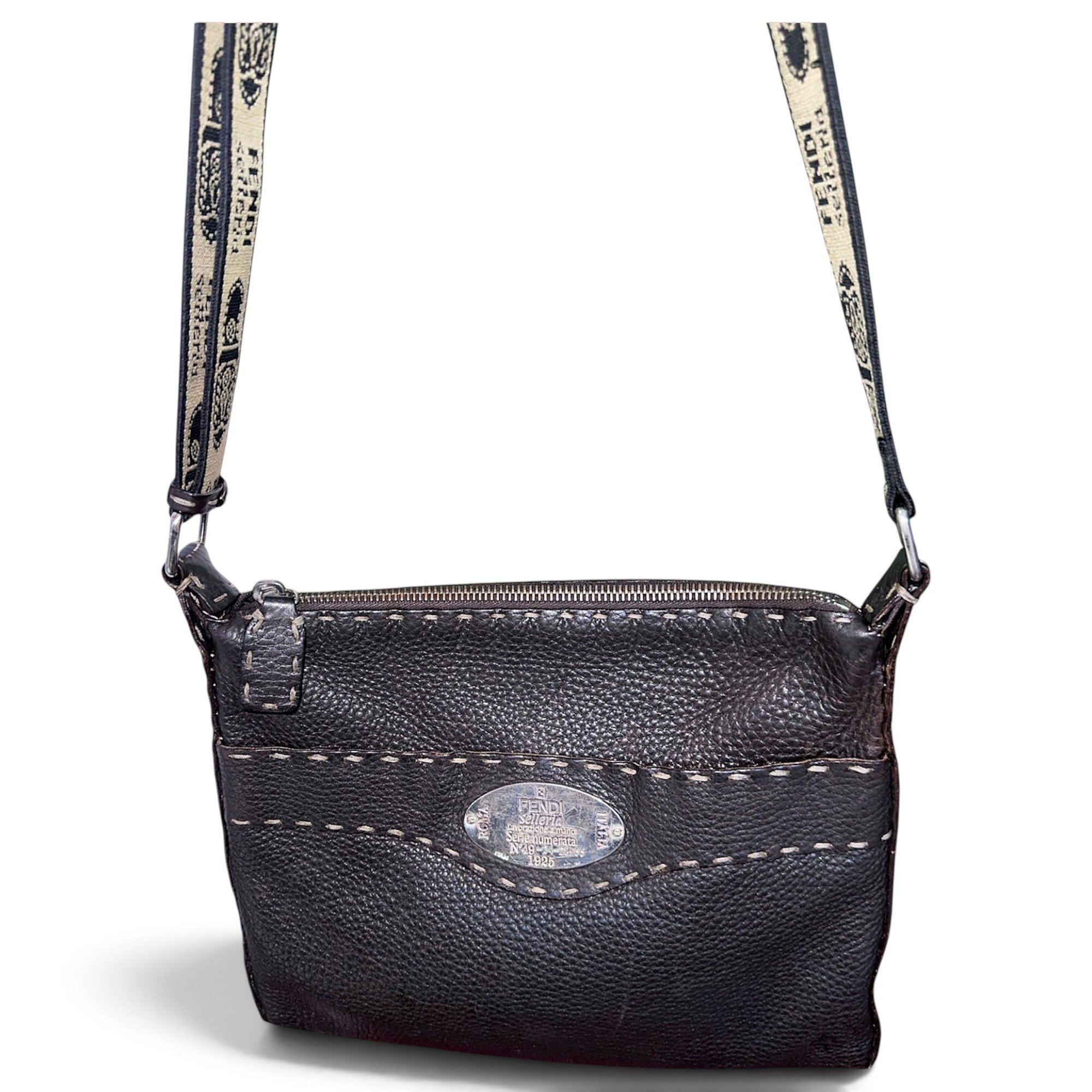 Fendi Simply Fendi leather crossbody bag