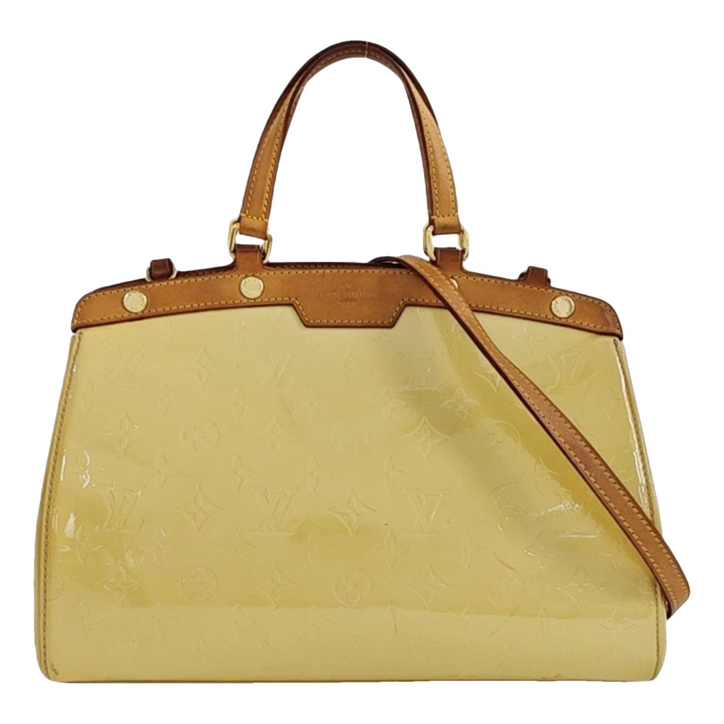 Patent leather handbag