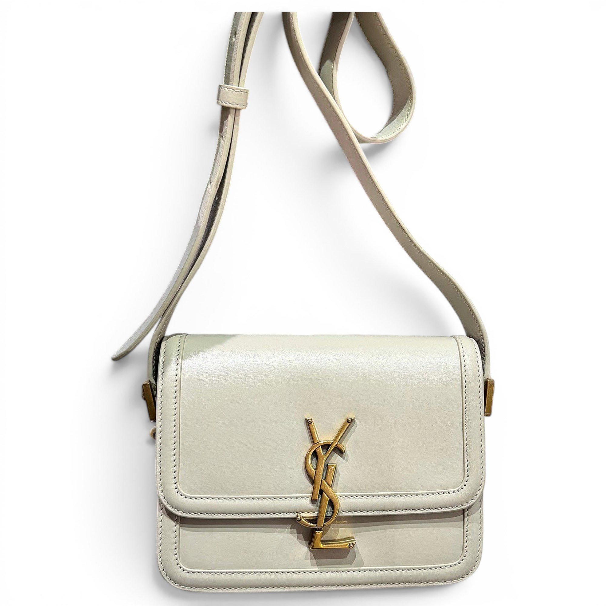 Solférino leather handbag
