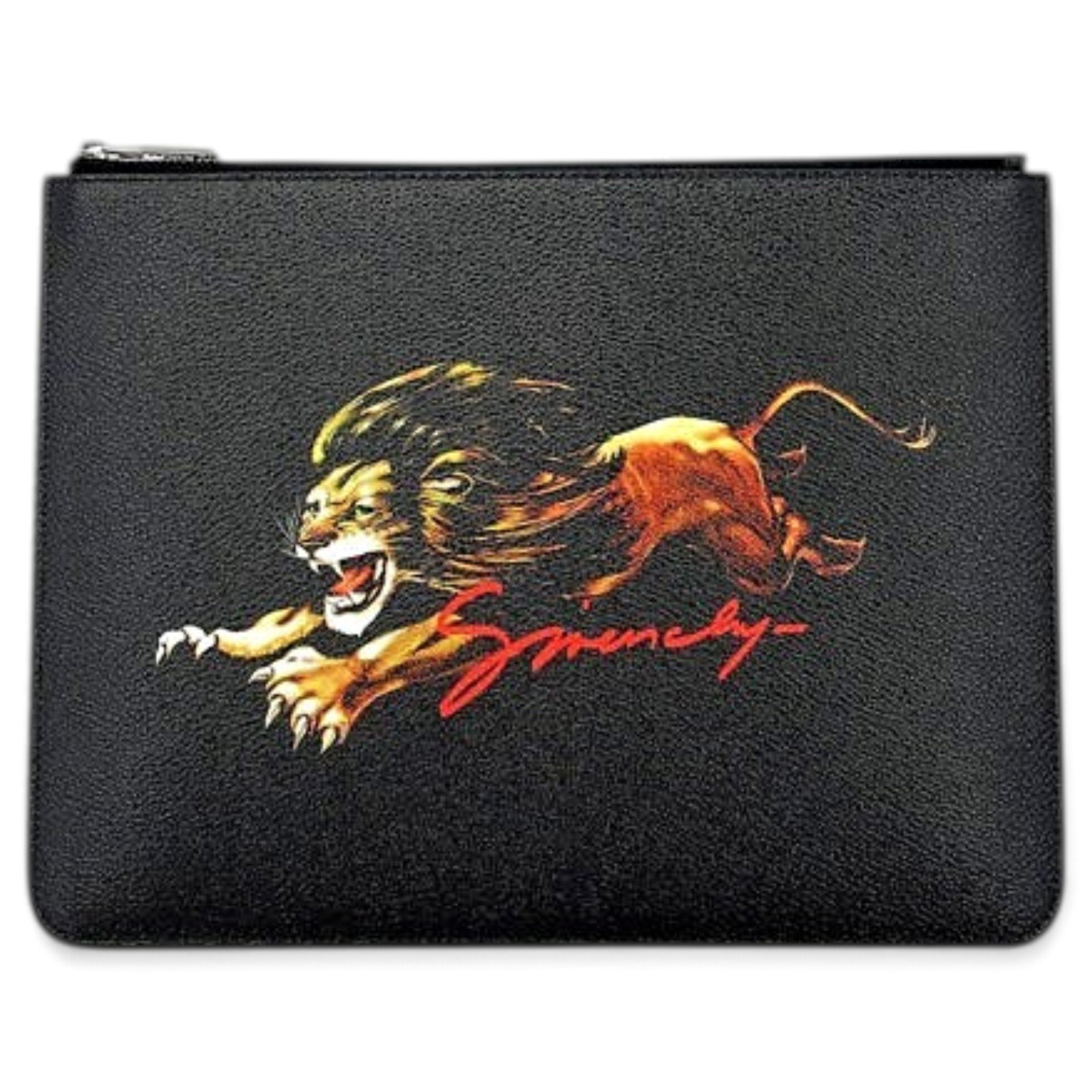 Patent leather clutch bag
